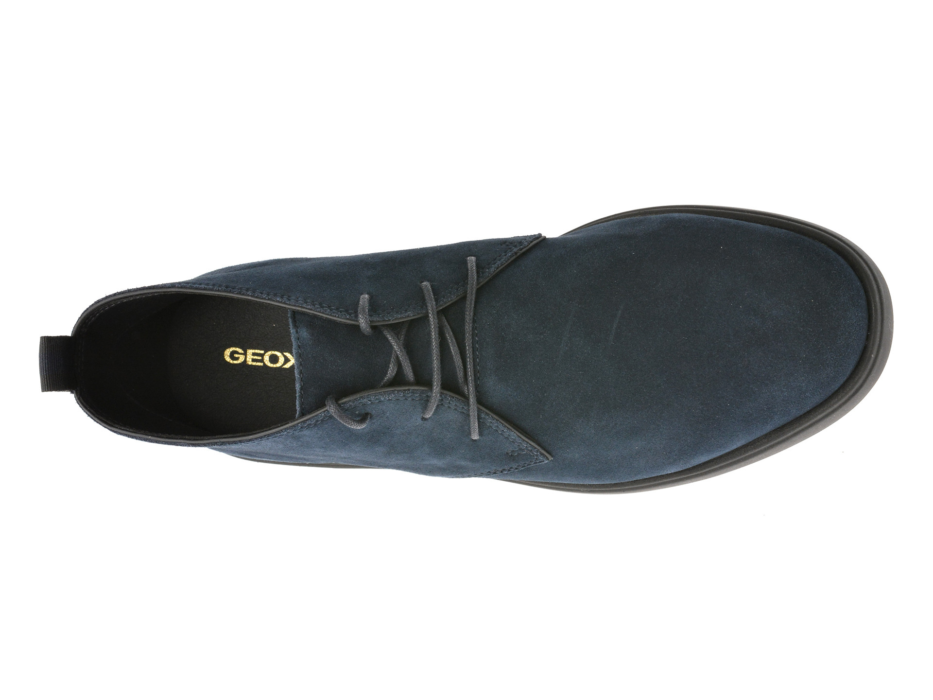 Pantofi GEOX bleumarin, U56LAD, din piele intoarsa