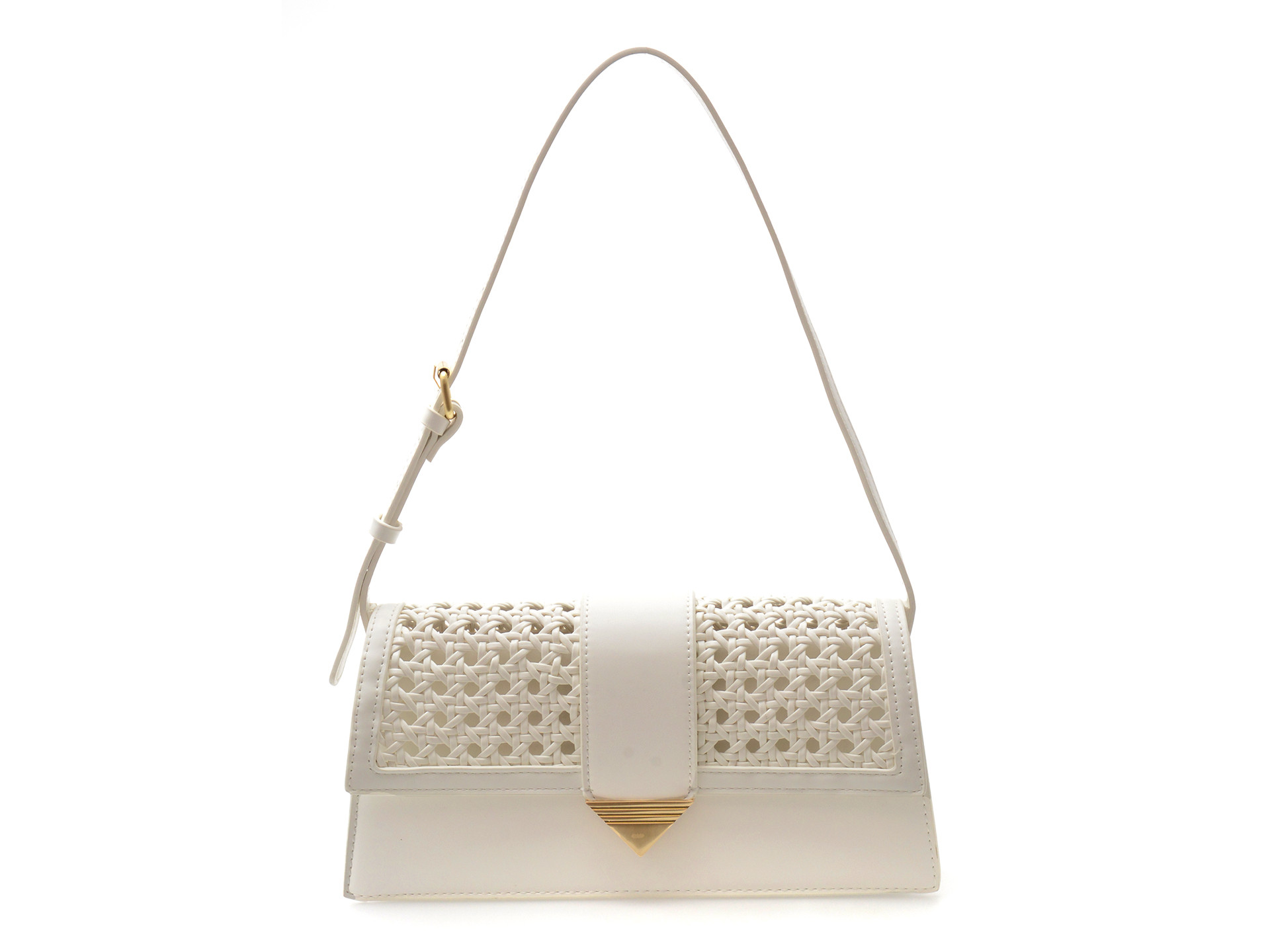 Geanta ALDO alba, ZENITH PURSE 135, din piele ecologica