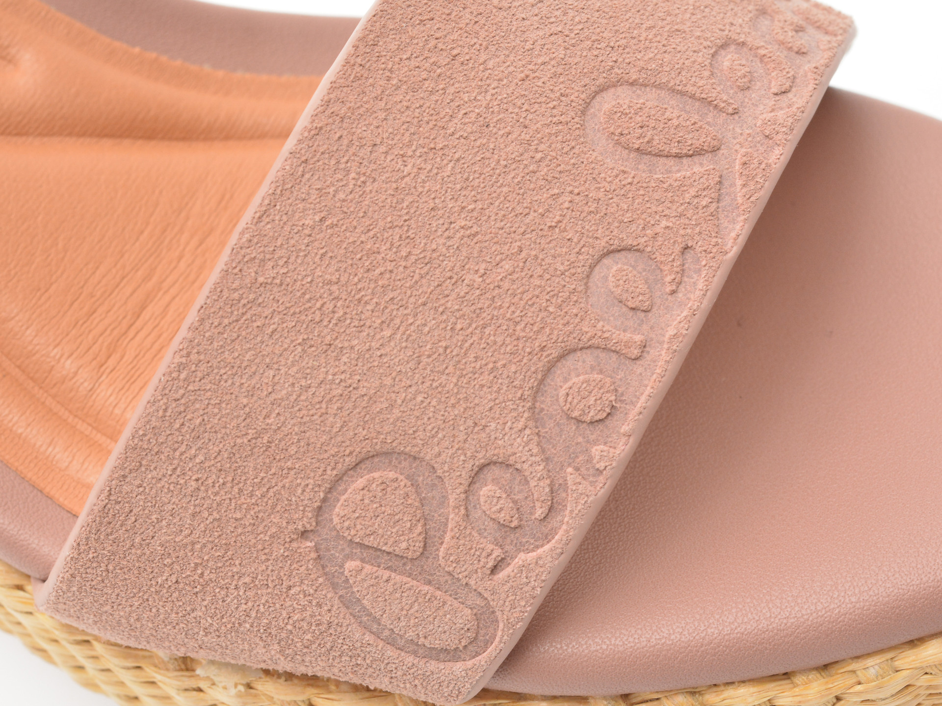 Sandale PEPE JEANS roz, WAYNA LOG, din piele ecologica