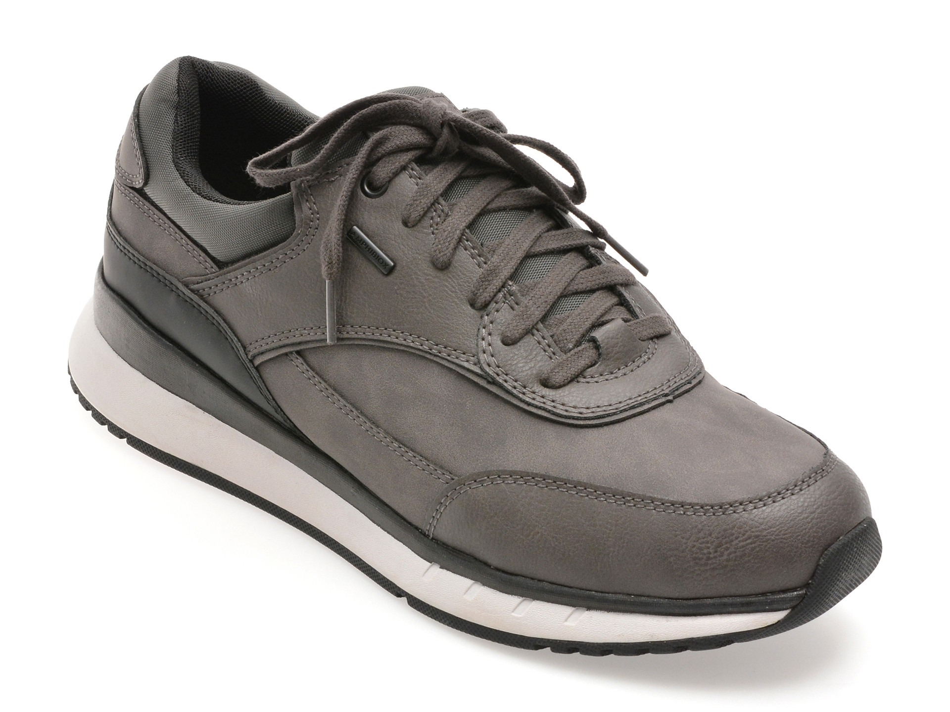 Pantofi sport GEOX gri, U56M6A, din piele ecologica