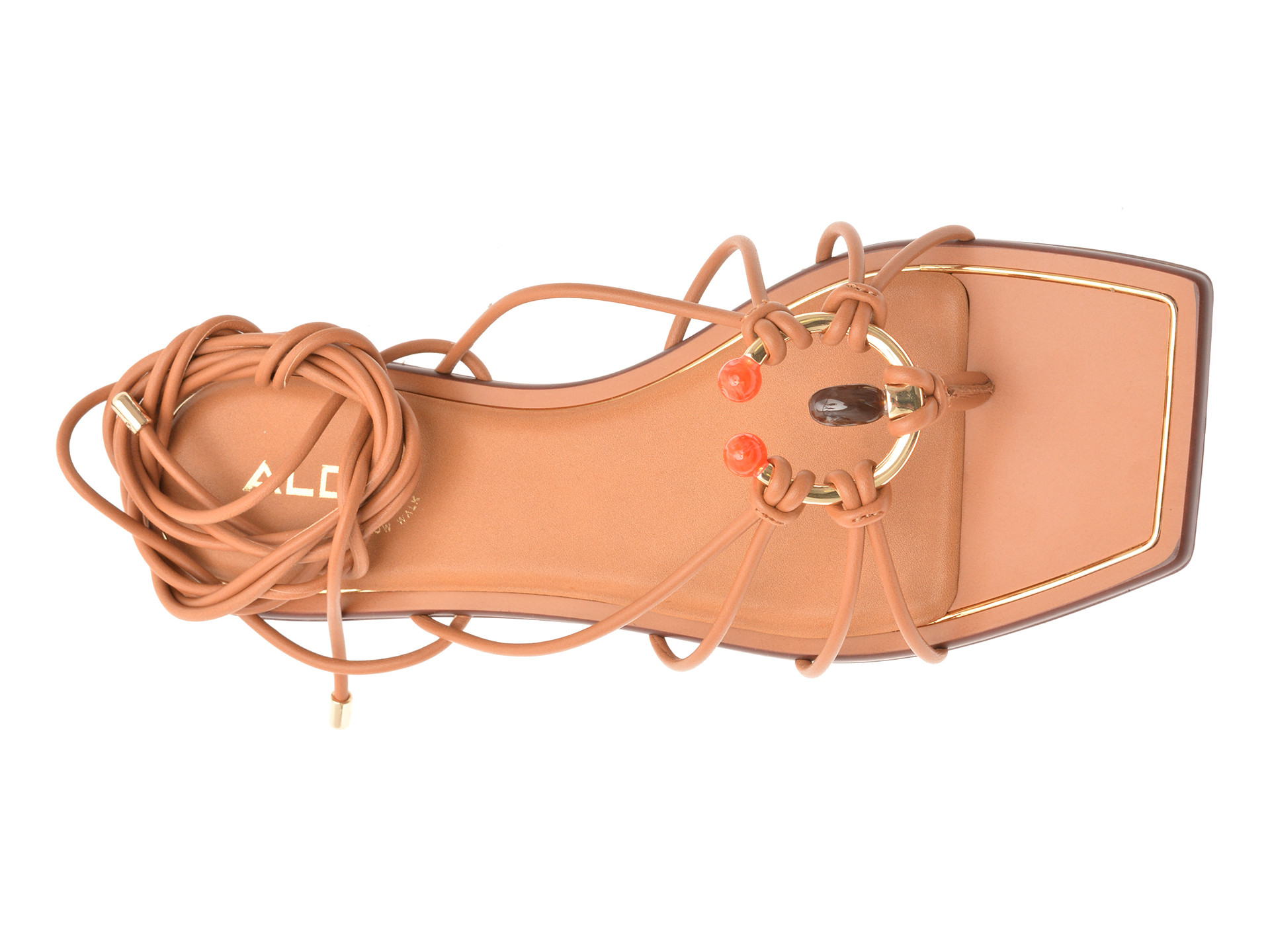 Sandale ALDO maro, NIRENA 210, din piele ecologica