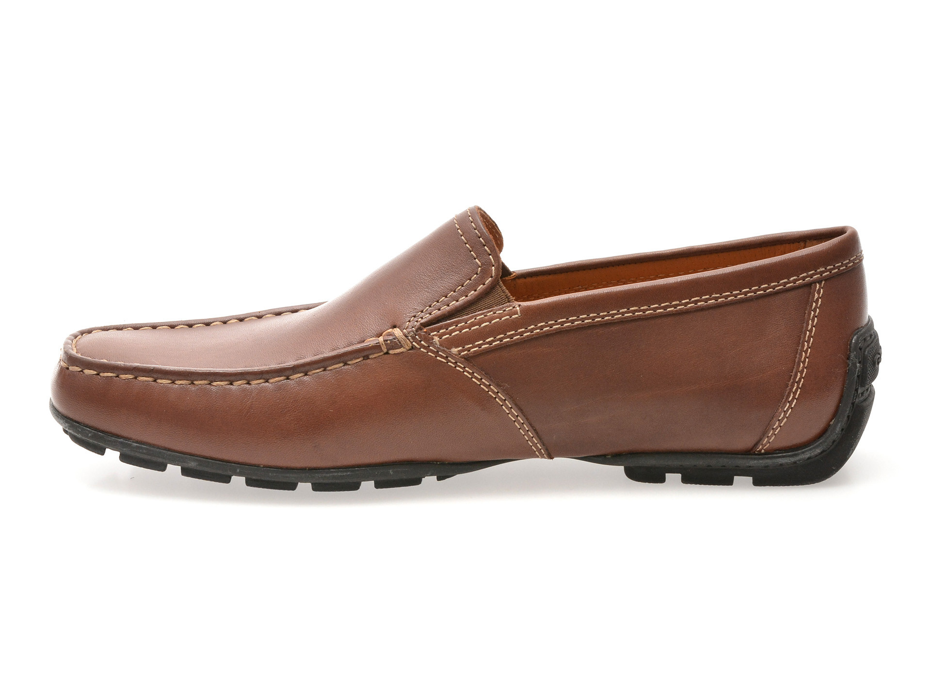 Mocasini GEOX maro, U1144V, din piele naturala