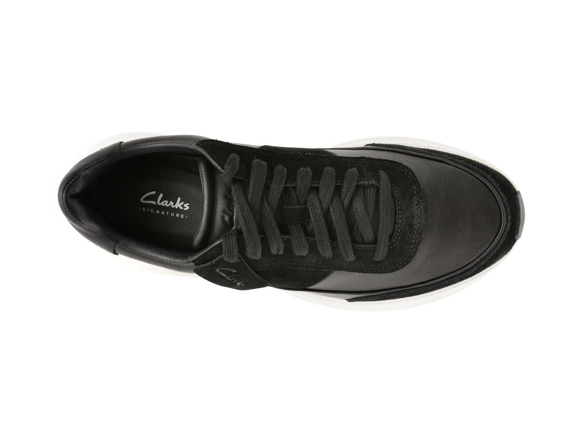 Pantofi sport CLARKS negri, CRAFT PACE, din piele naturala