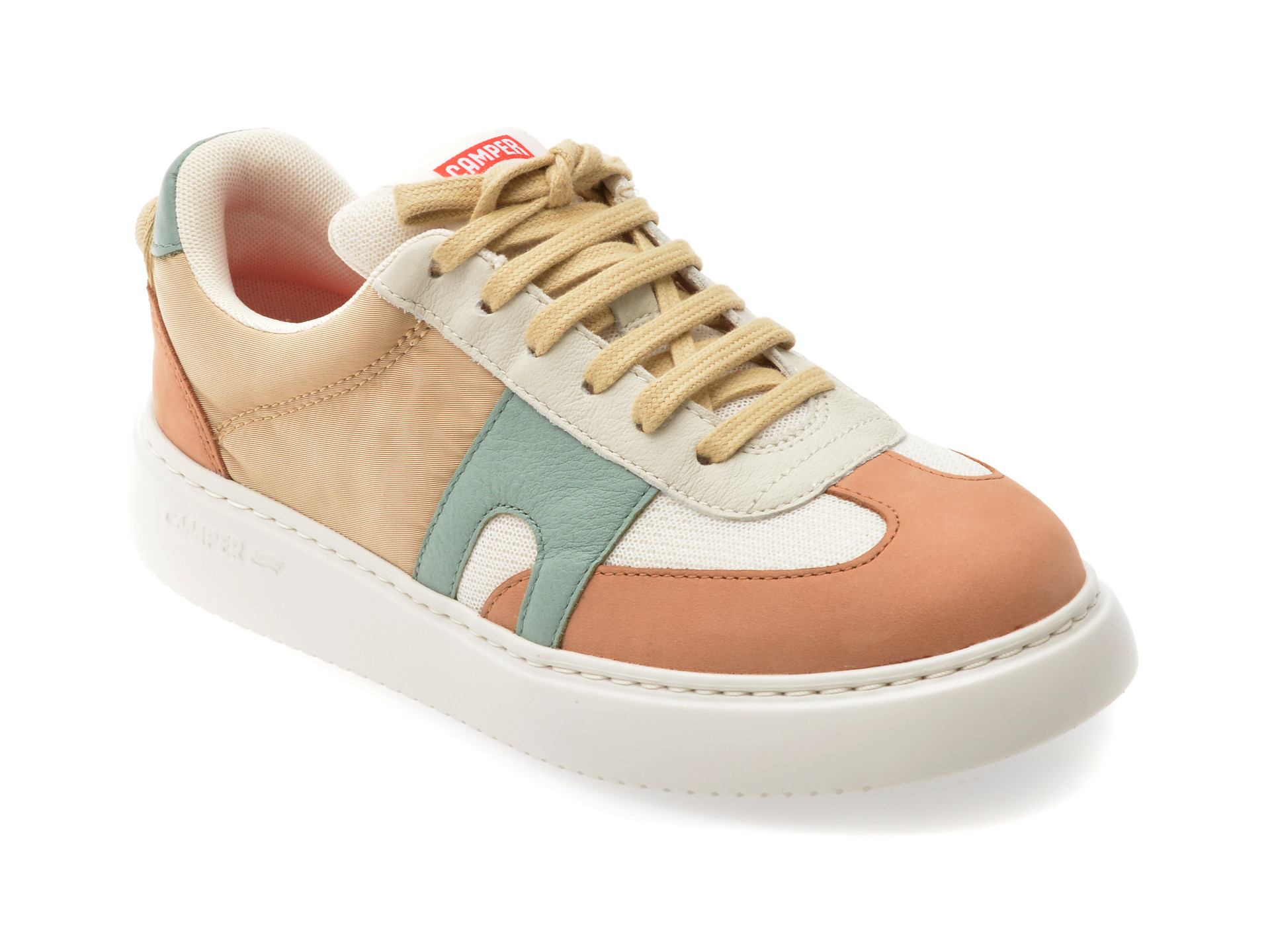 Pantofi sport CAMPER bej, RUNNER, din material textil