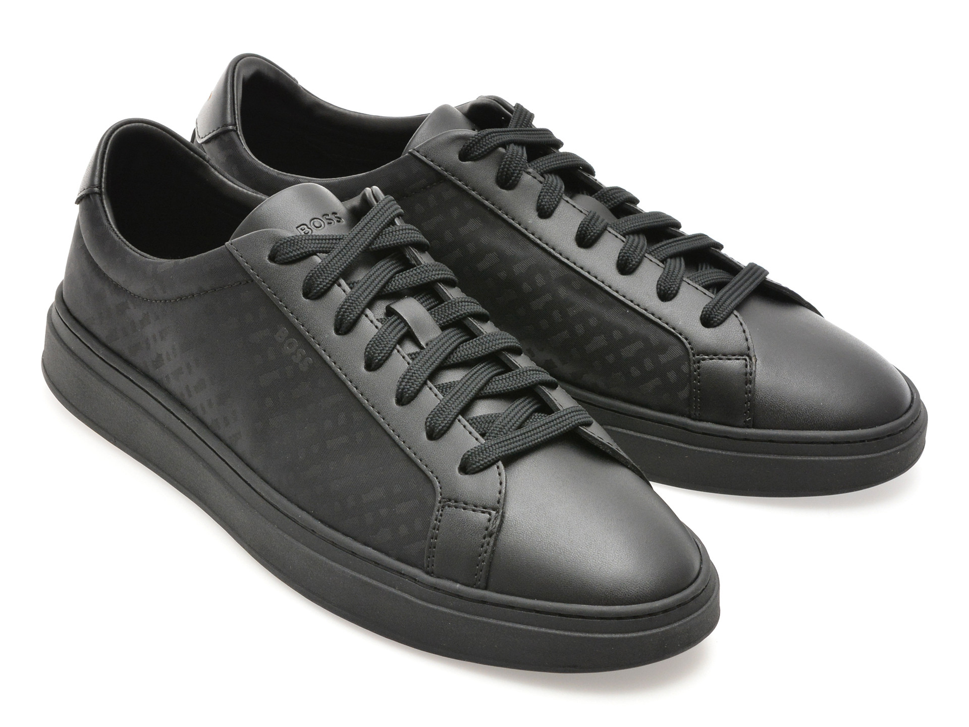 Pantofi sport BOSS negri, 8699, din material textil