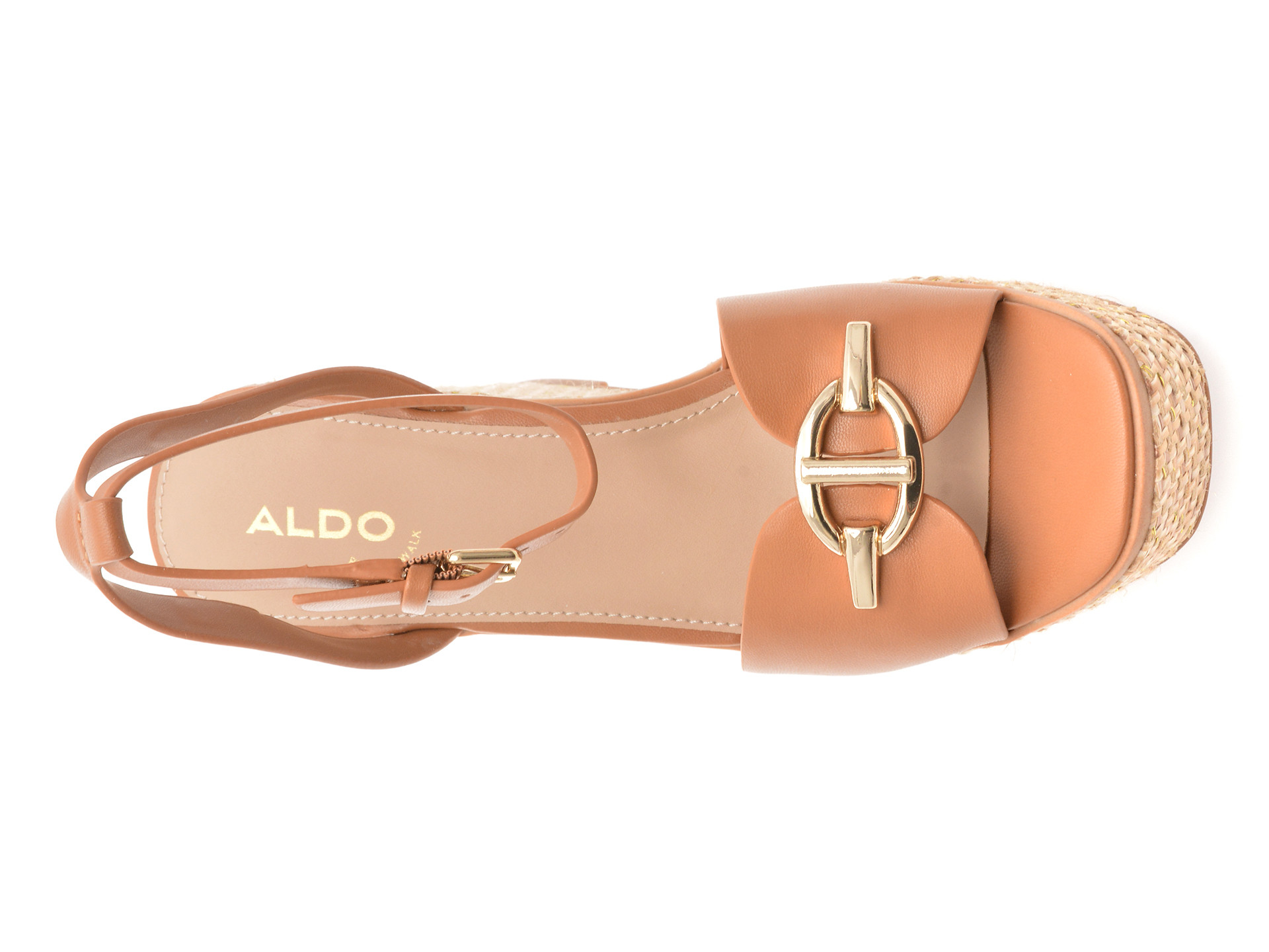 Sandale ALDO maro, YBYLIN 210, din piele ecologica