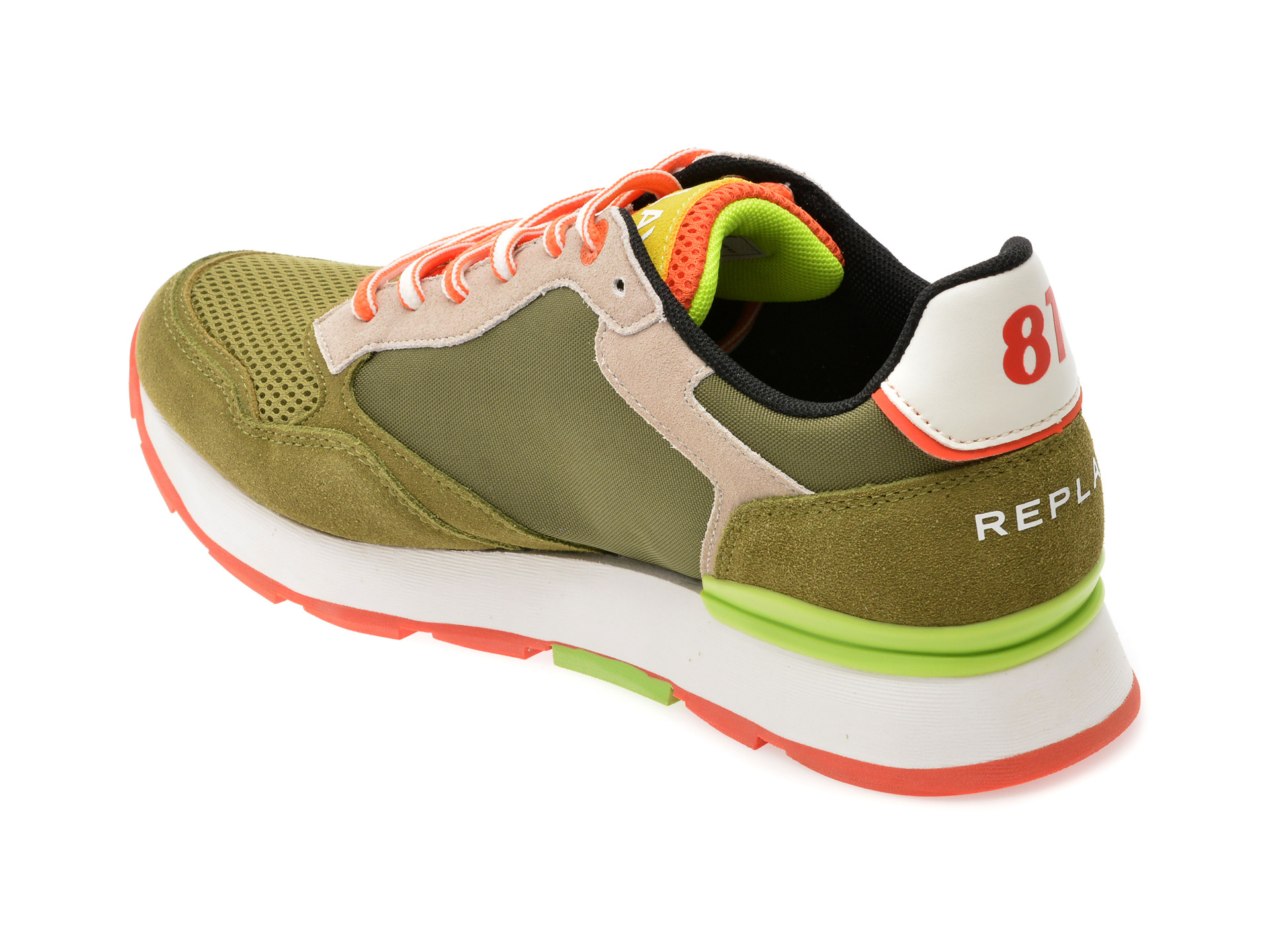 Pantofi sport REPLAY verzi, MS6800L, din material textil