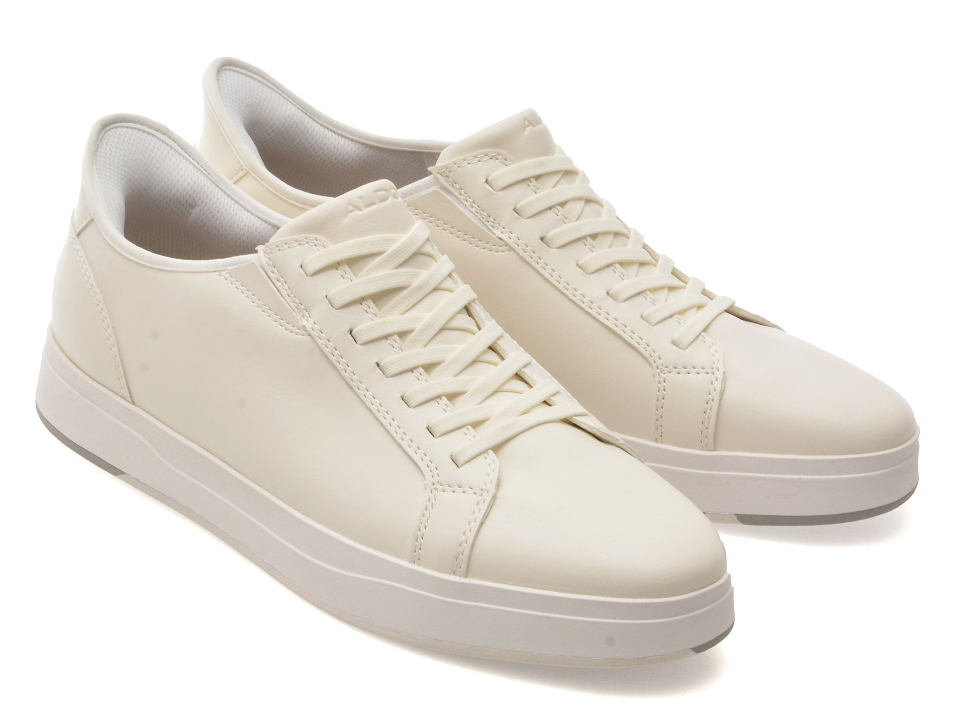 Pantofi sport ALDO albi, SCOTTIE 100, din piele ecologica