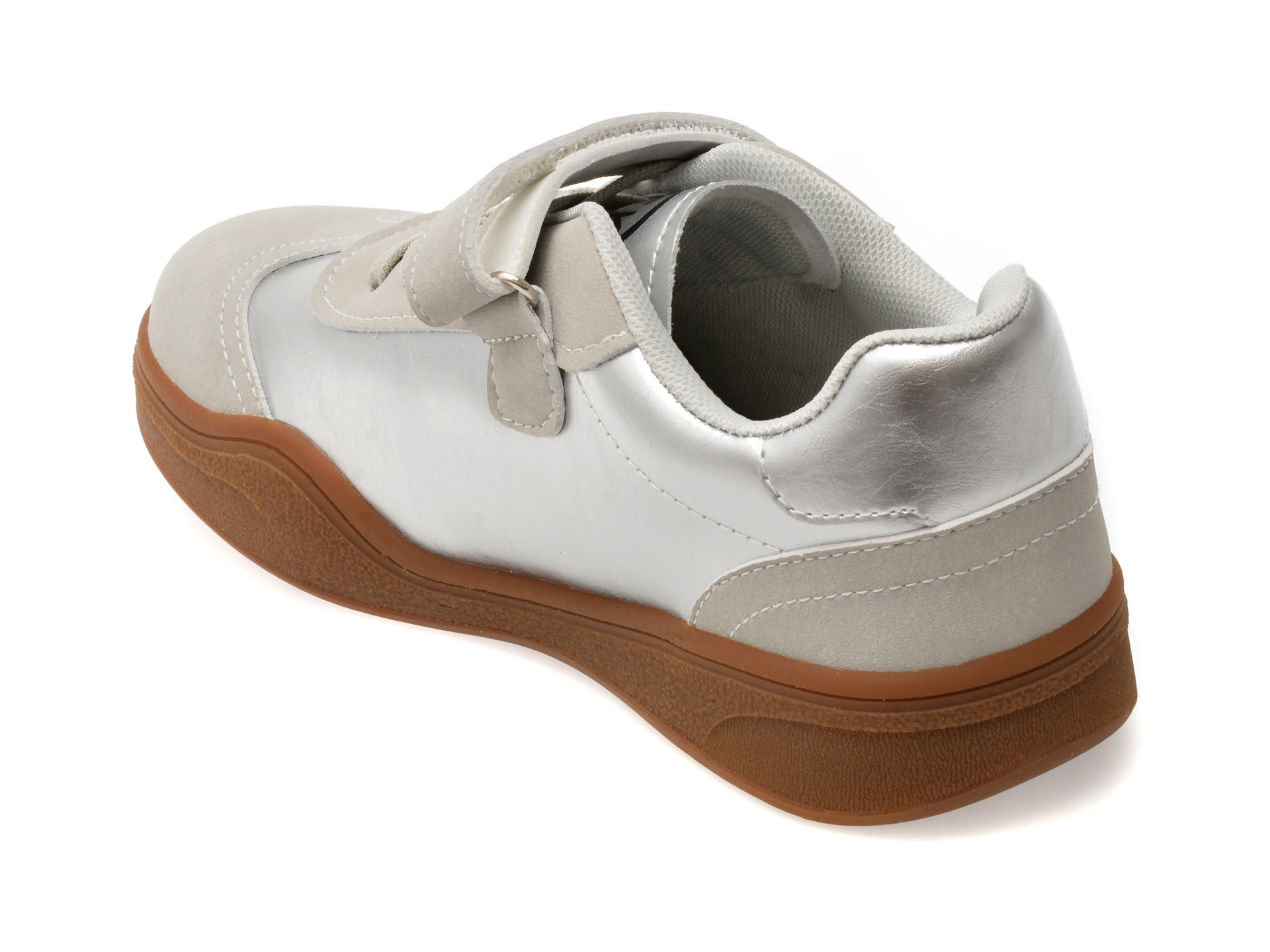 Pantofi sport SELECTION KIDS argintii, 2507, din piele ecologica