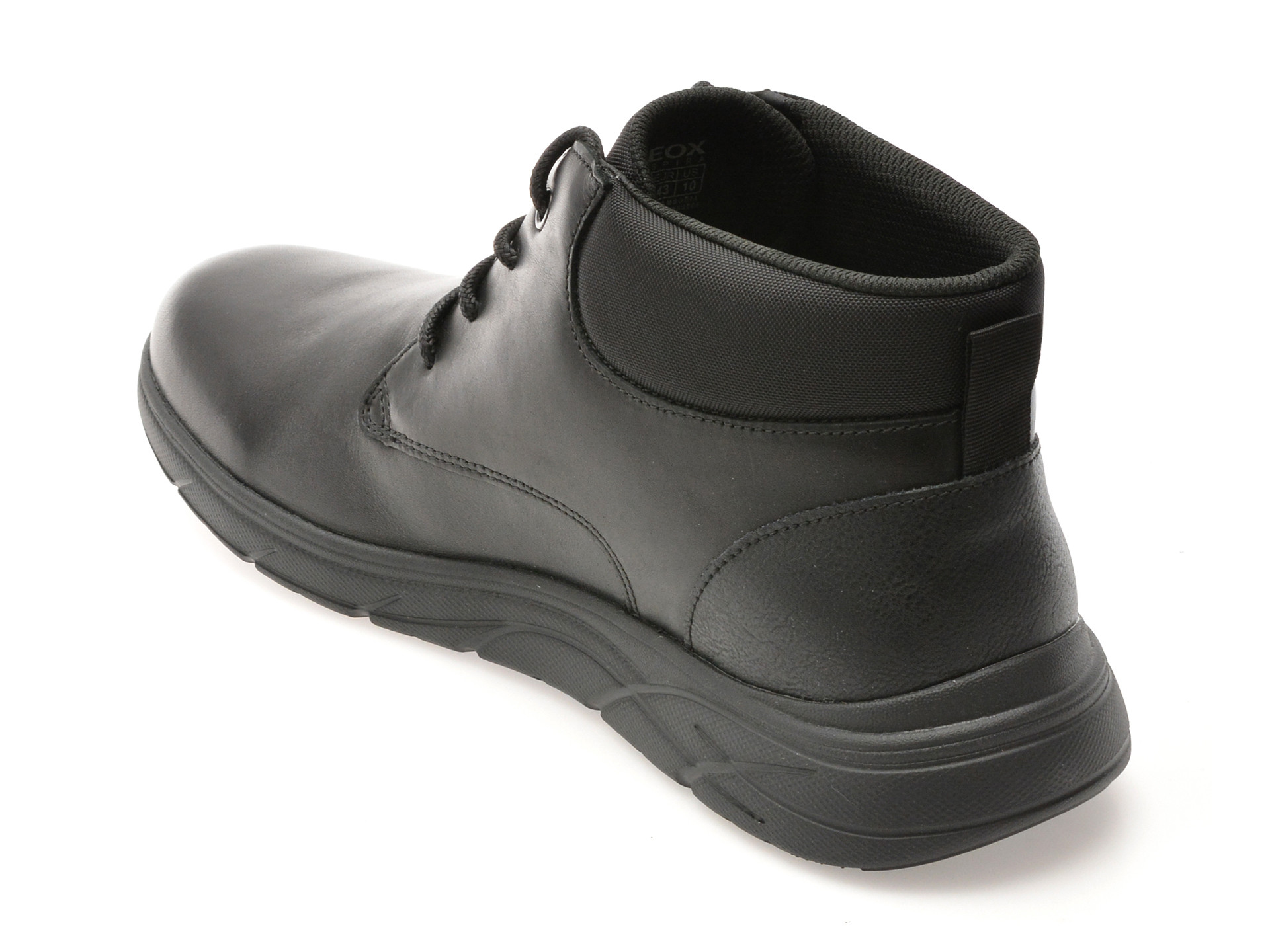Ghete GEOX negre, U36E1B, din piele naturala