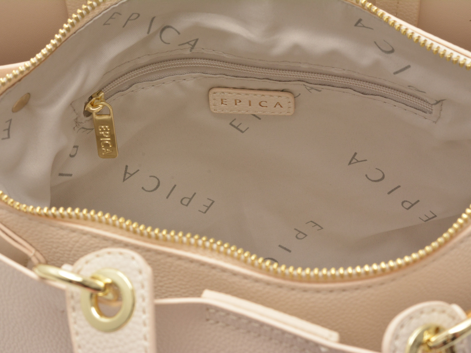 Geanta EPICA bej, 8201376, din piele ecologica