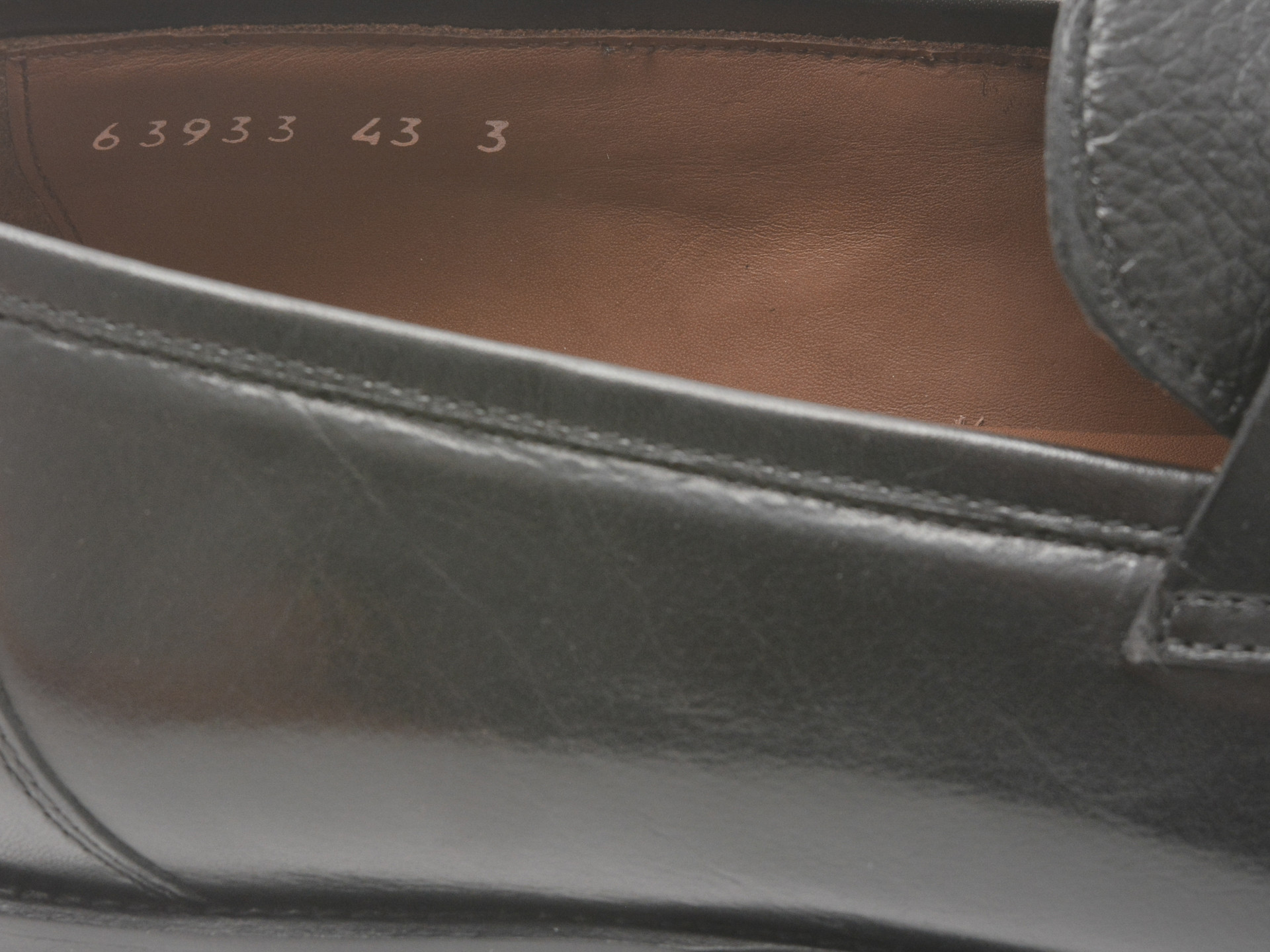 Mocasini eleganti LE COLONEL negri, 63933, din piele naturala