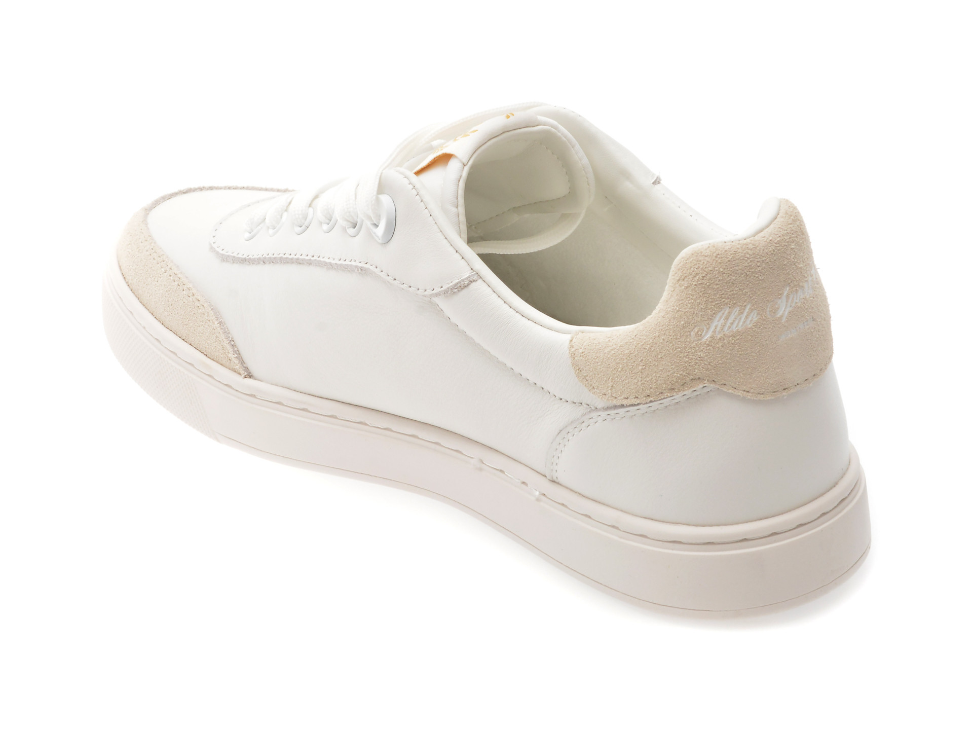 Pantofi sport ALDO albi, CLUBSPORT 116, din piele naturala