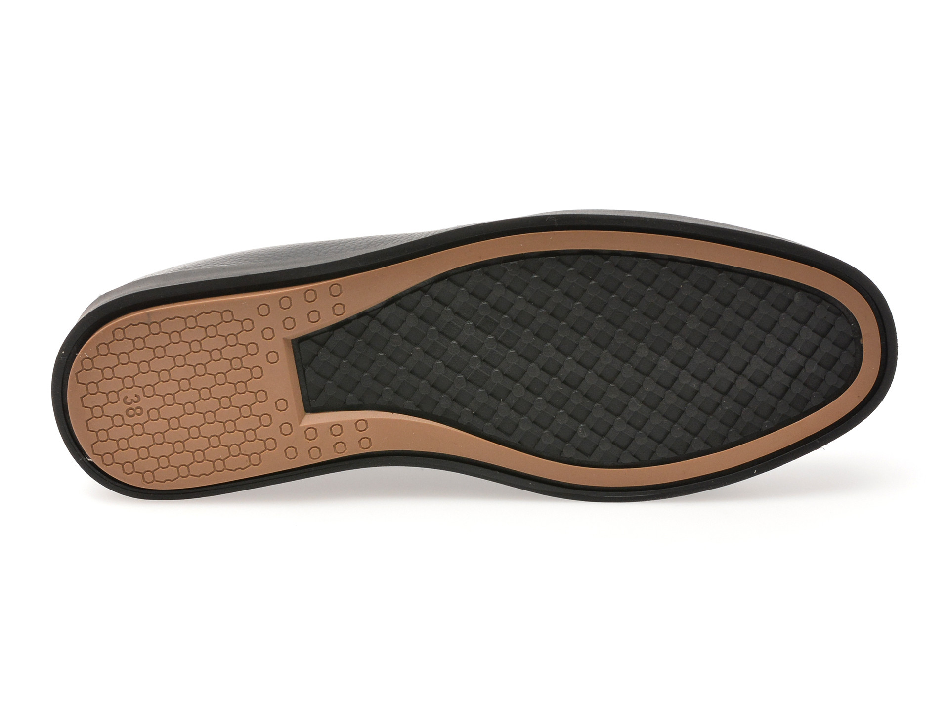 Mocasini EPICA negri, 31110, din piele naturala