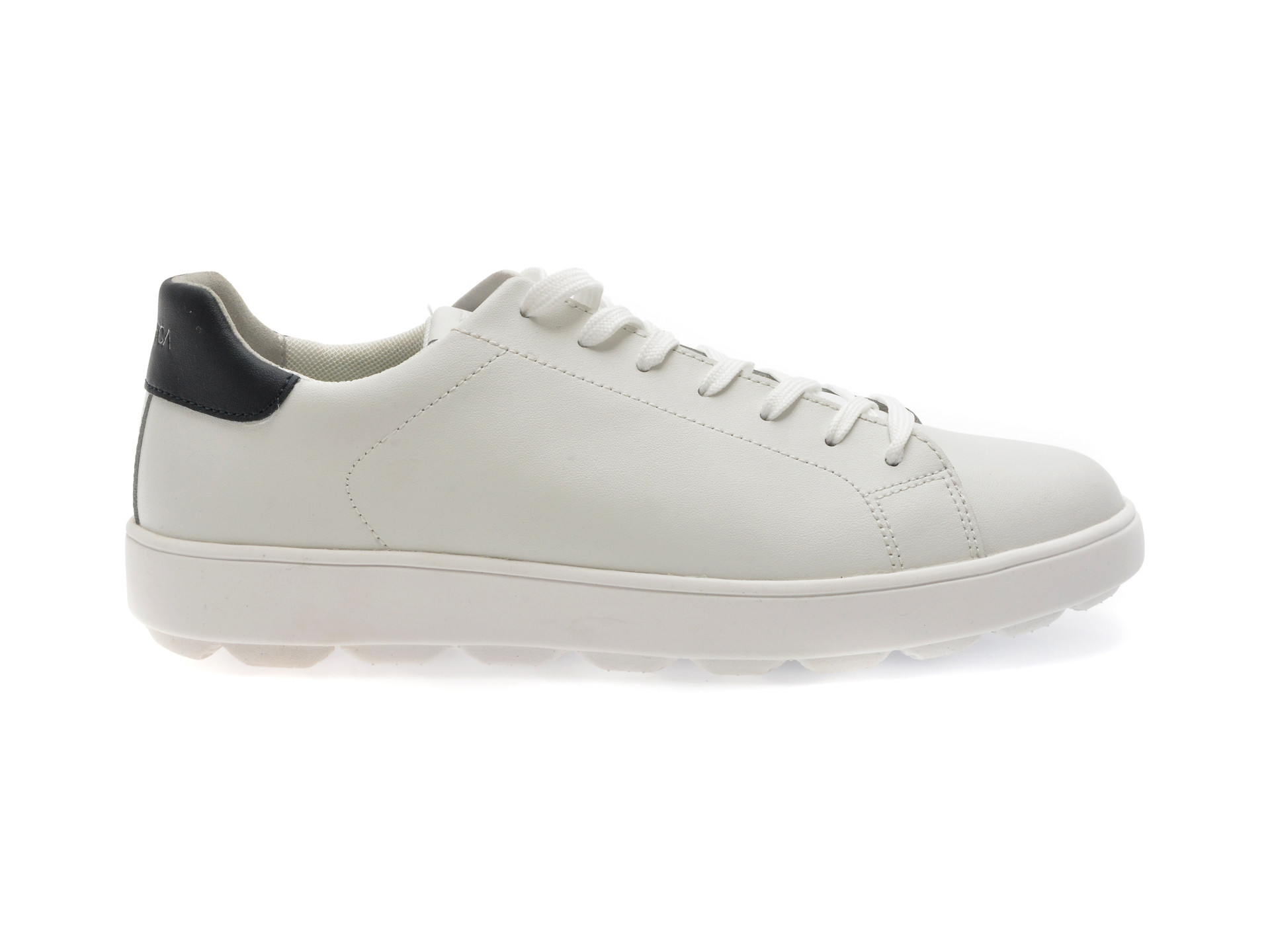 Pantofi sport GEOX albi, U45GPA, din piele naturala