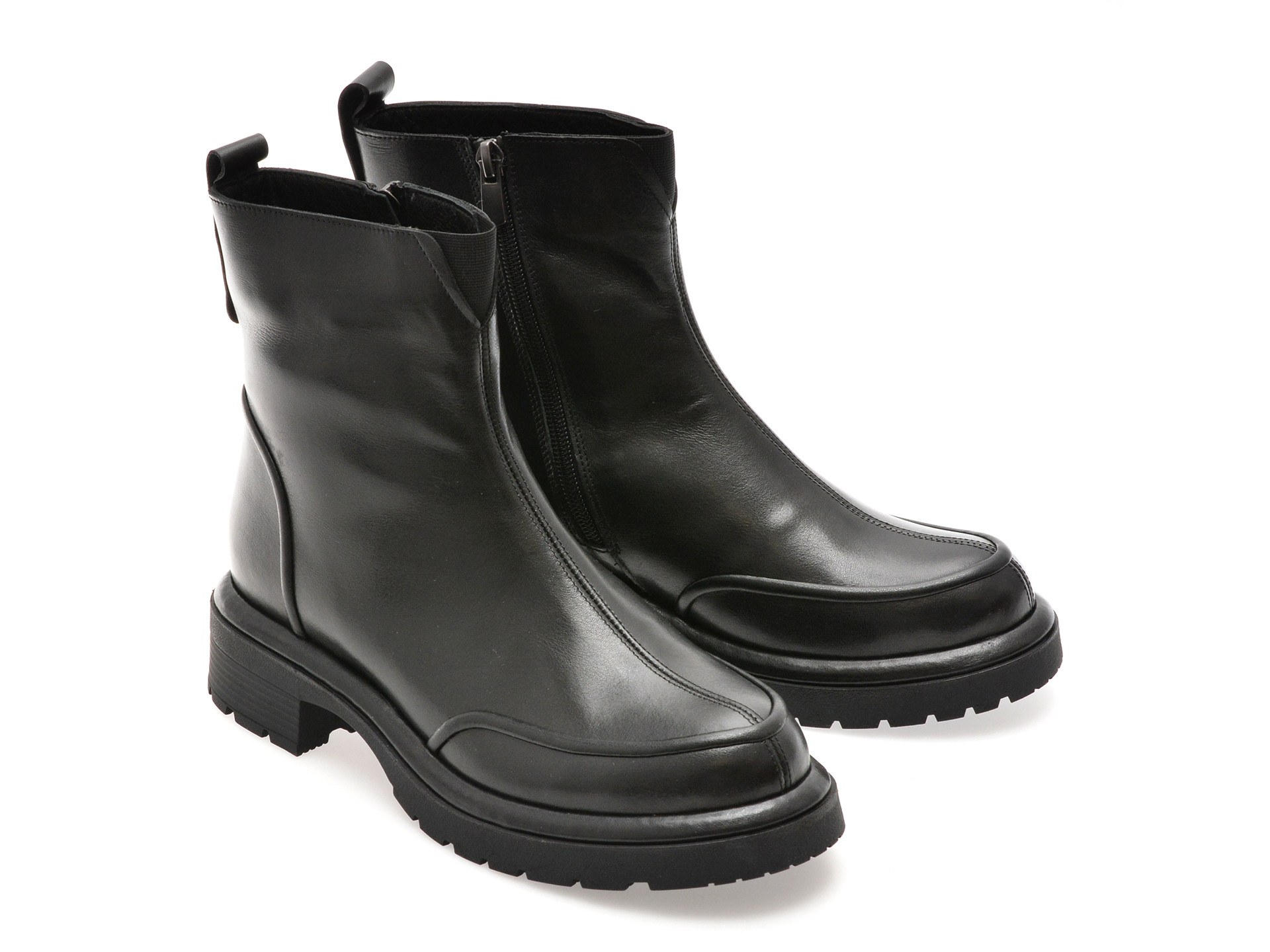 Ghete EPICA negre, 1504197, din piele naturala