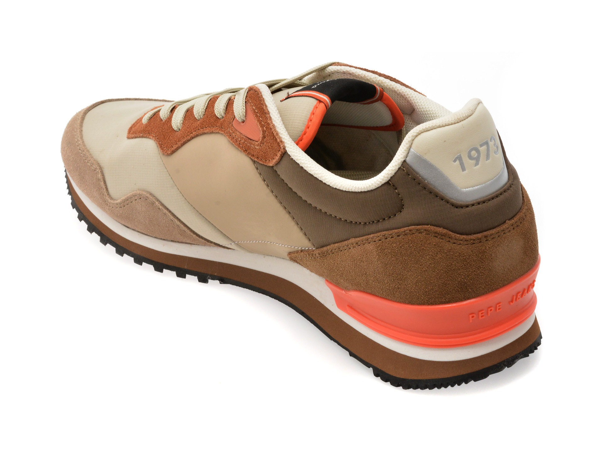 Pantofi sport PEPE JEANS bej, LONDON MUSE, din material textil