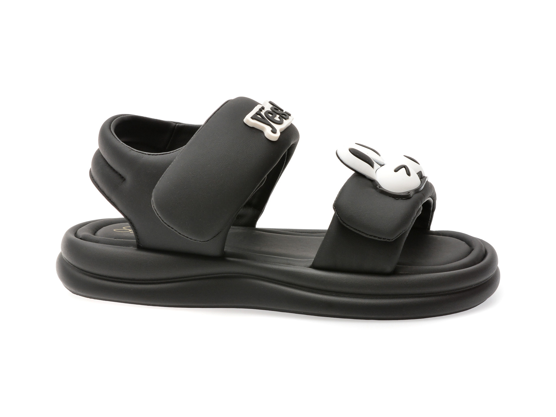 Sandale SELECTION KIDS negre, 25812, din piele ecologica