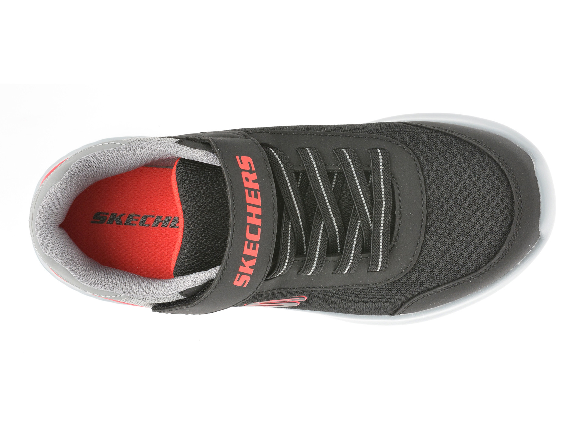 Pantofi sport SKECHERS negri, BOUNDER, din material textil