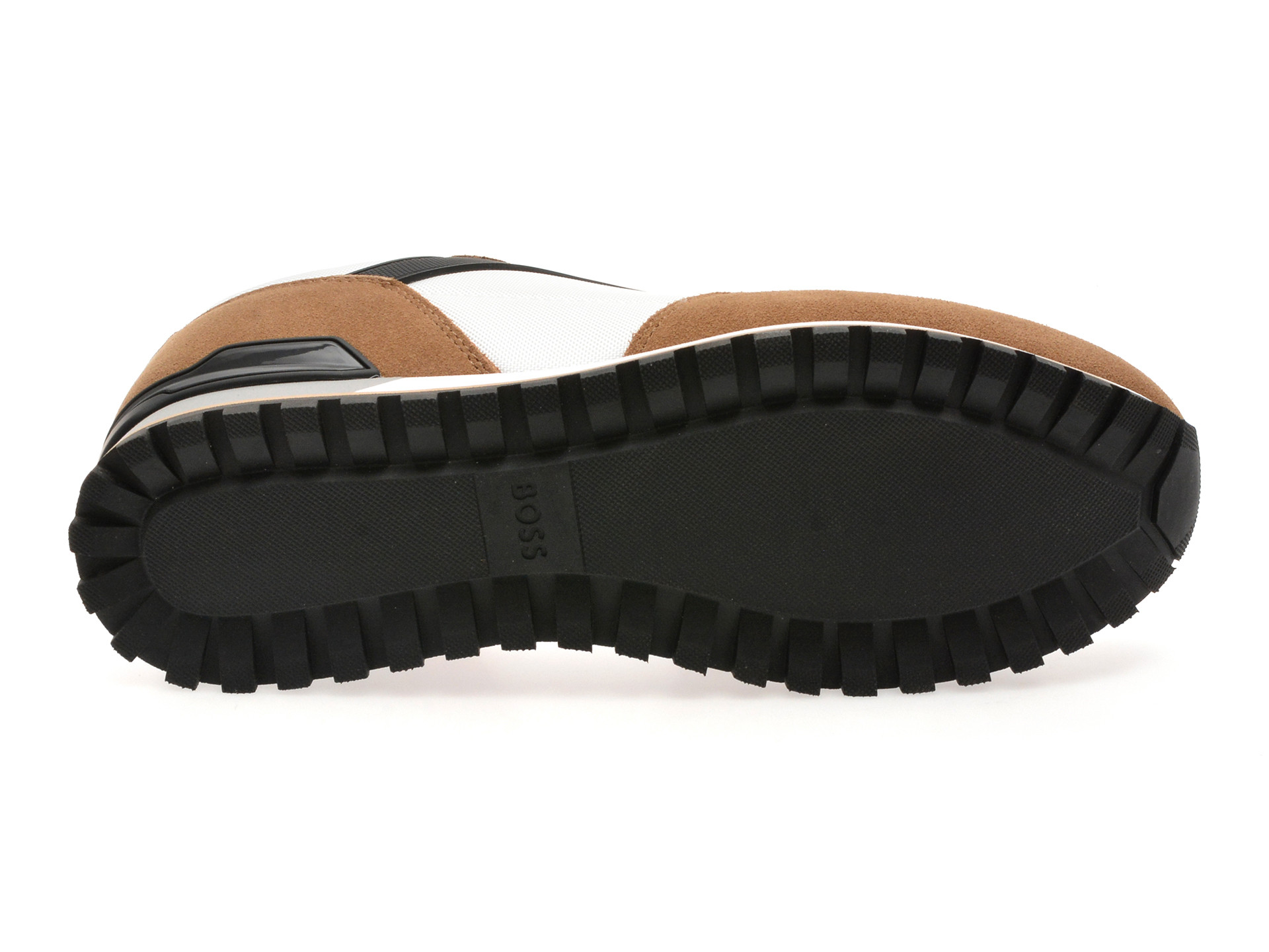 Pantofi sport BOSS albi, 3221, din piele ecologica