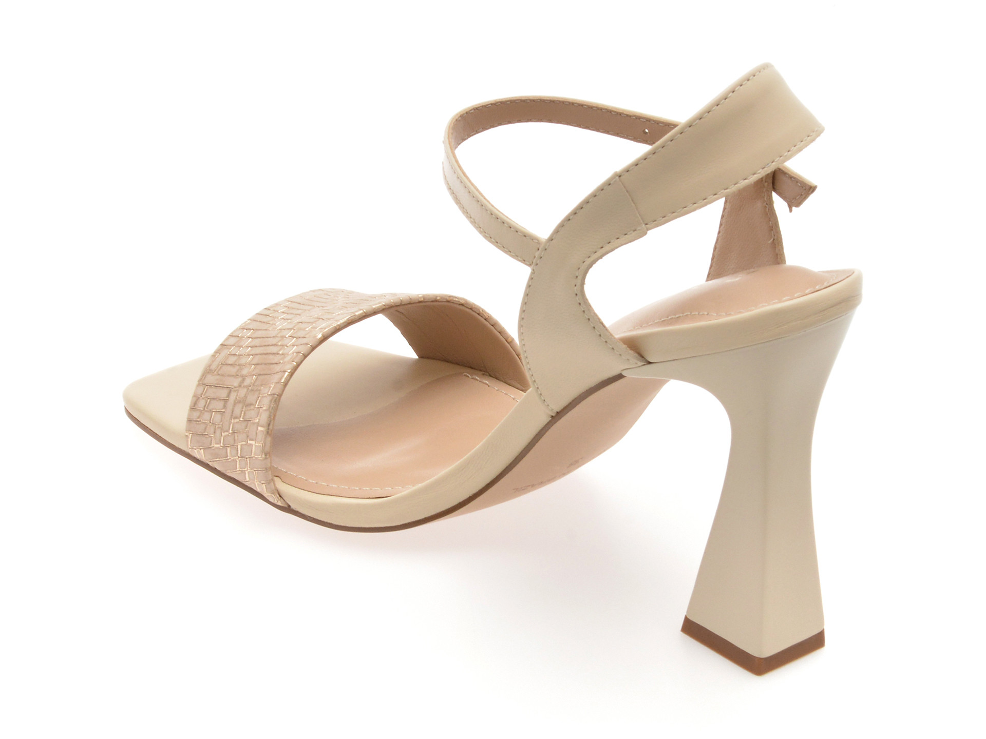 Sandale elegante EPICA bej, 1119835, din piele naturala