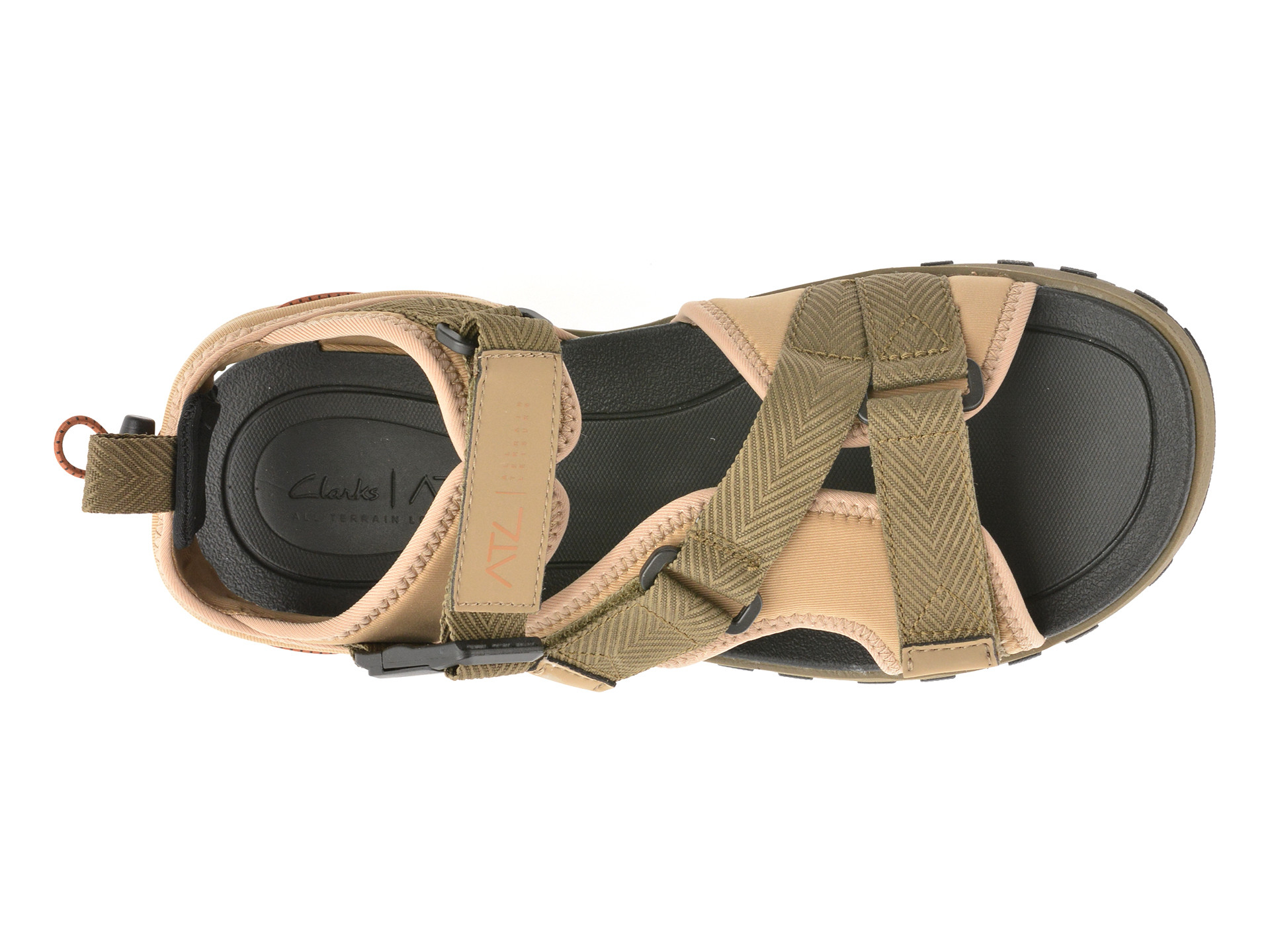 Sandale CLARKS maro, ATL TREK TIDE, din material textil