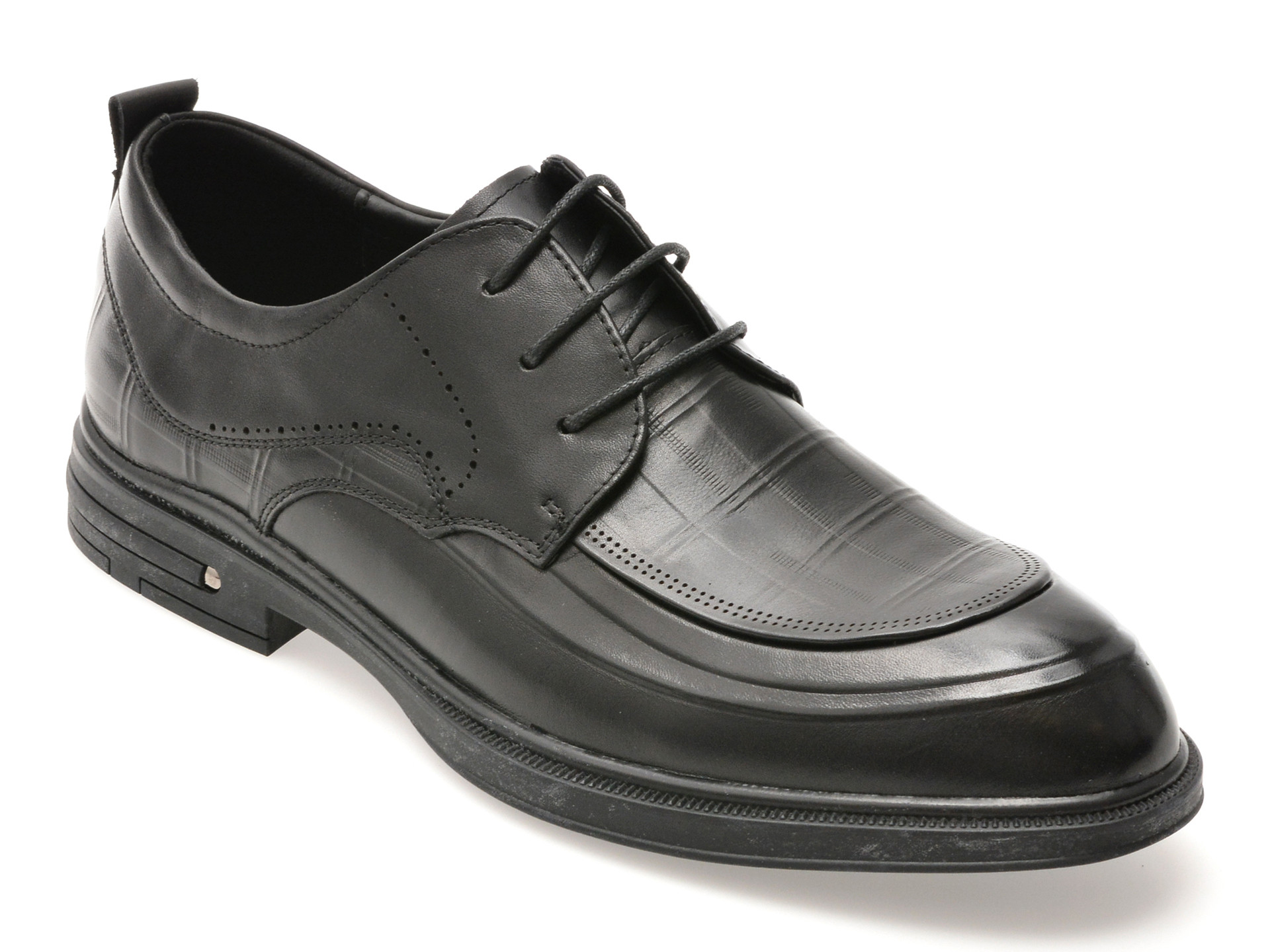 Pantofi EPICA negri, 8820, din piele naturala