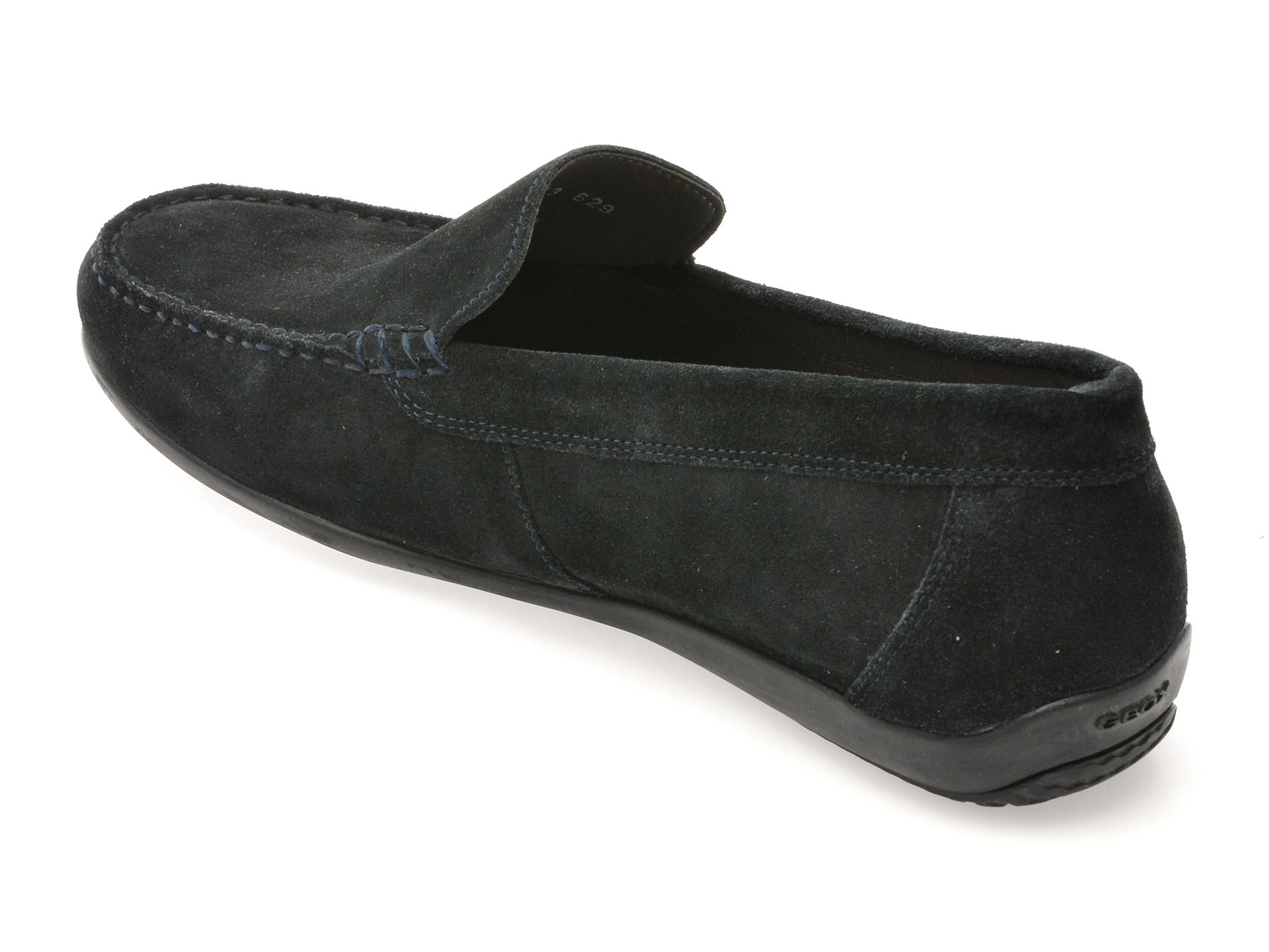 Mocasini GEOX bleumarin, U450WB, din piele intoarsa
