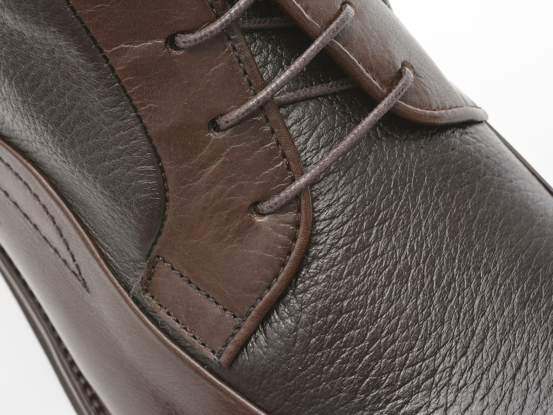 Ghete elegante LE COLONEL maro, 63938, din piele naturala