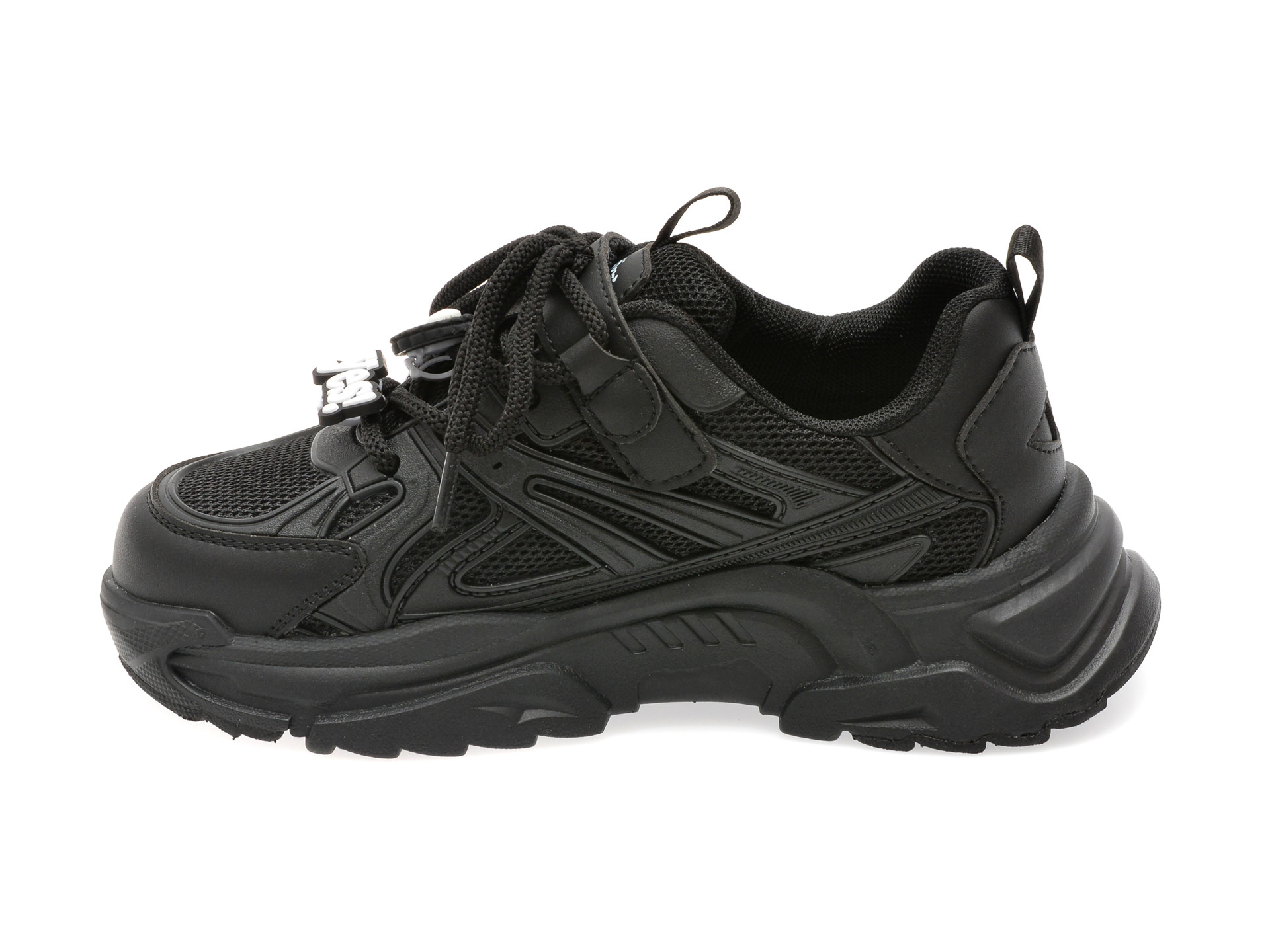 Pantofi sport SELECTION KIDS negri, 2510, din material textil