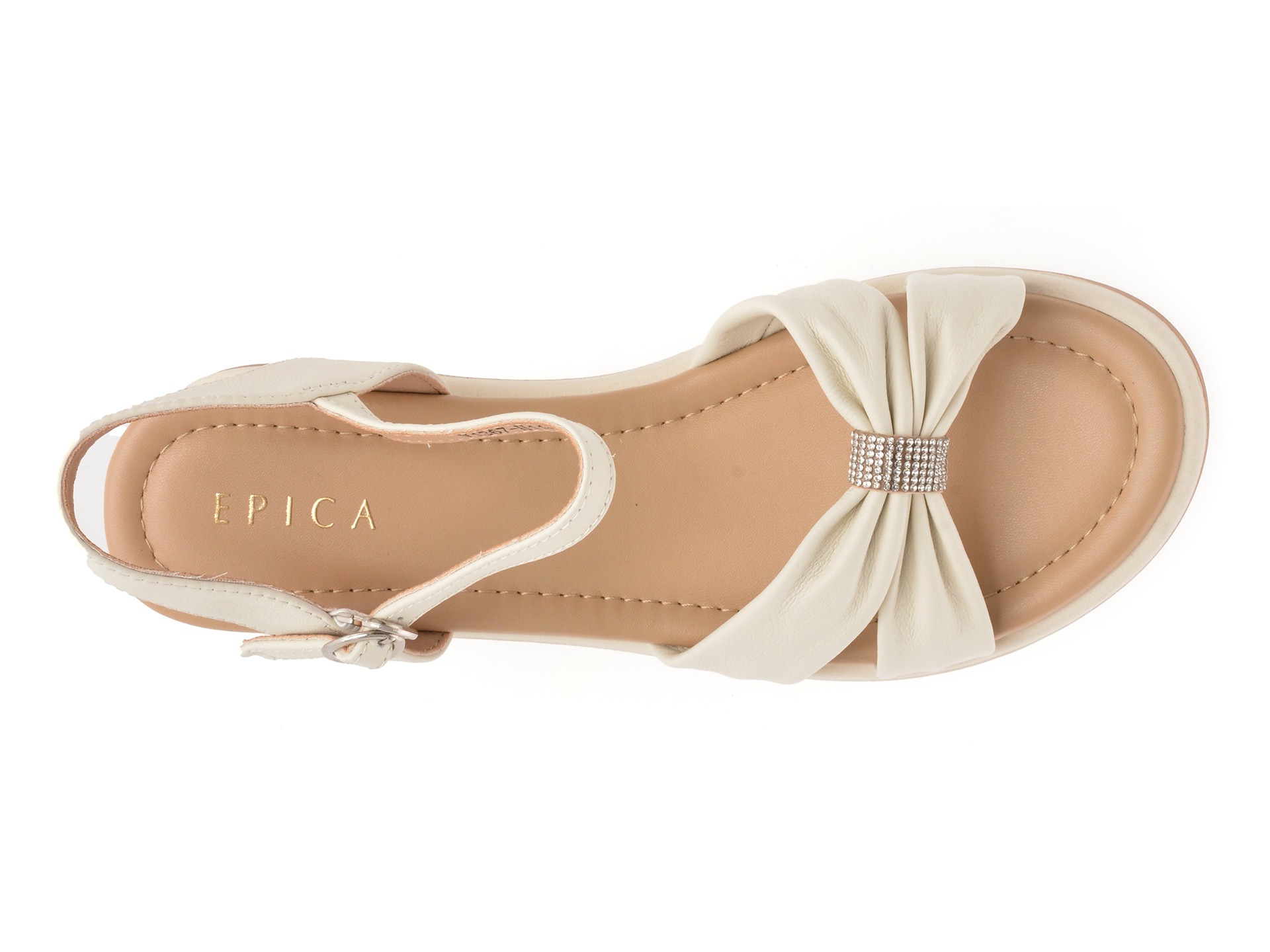 Sandale epica bej 1367h11 din piele naturala
