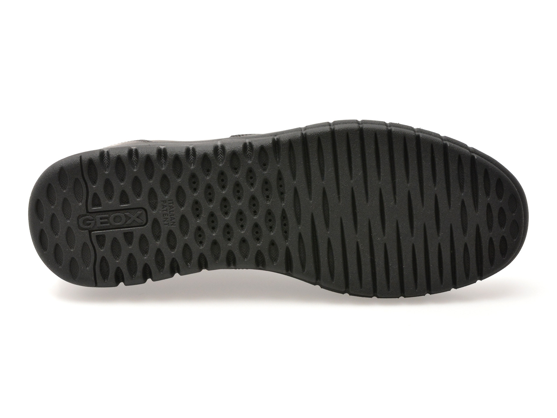 Ghete GEOX negre, U56MAB, din piele naturala