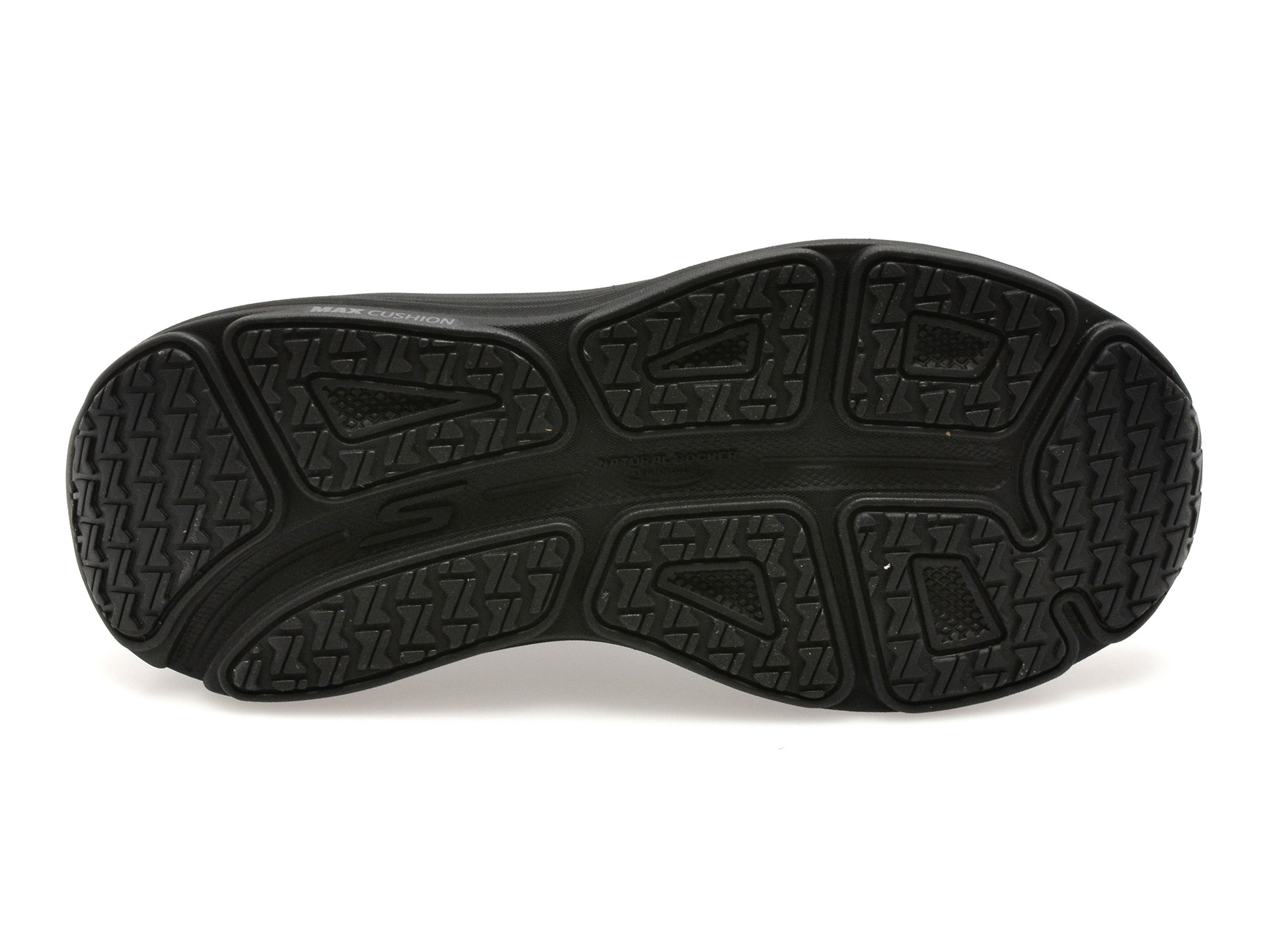 Pantofi sport SKECHERS negri, MAX CUSHIONING ENDEAVOUR, din material textil