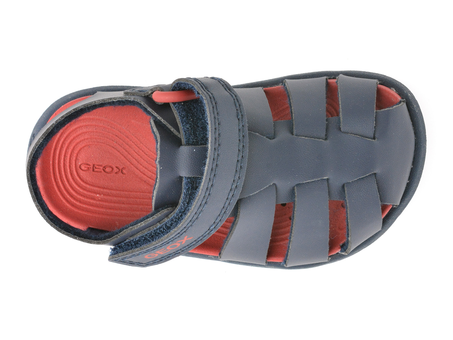 Sandale GEOX bleumarin, B556AA, din piele ecologica