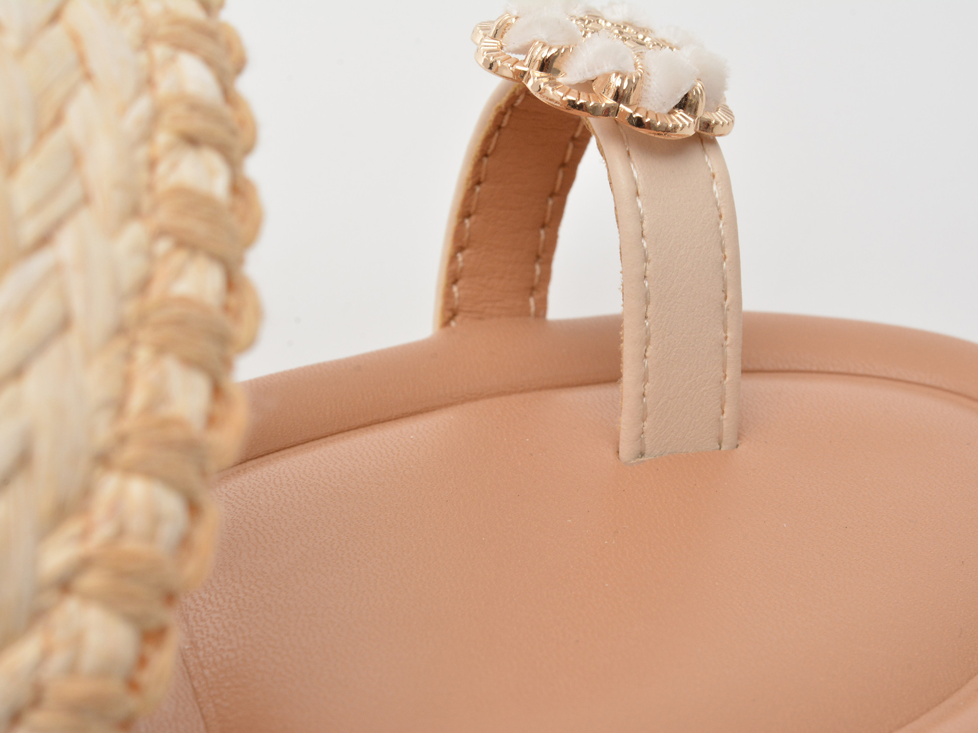 Papuci EPICA bej, 82959, din material textil