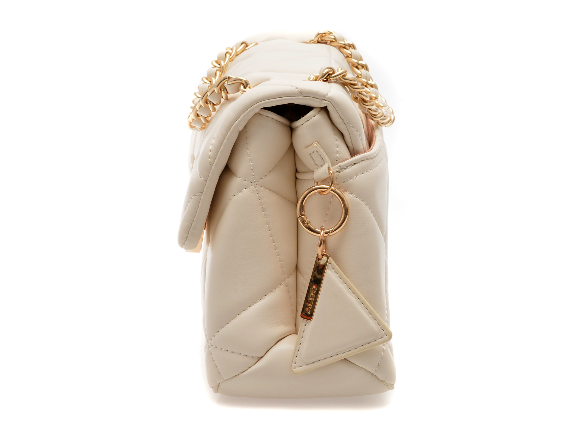 Geanta ALDO bej, SOFT PUFF QUILT 168, din piele ecologica