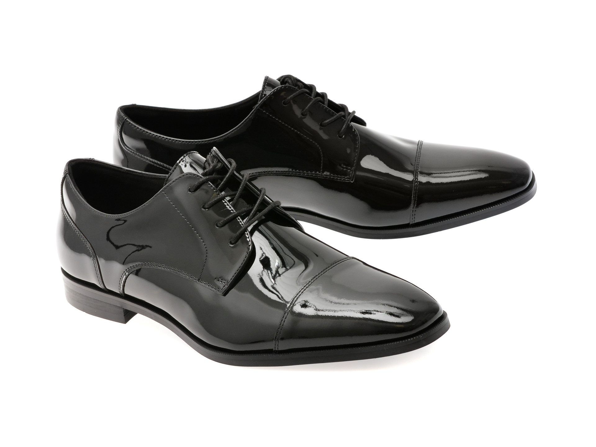 Pantofi eleganti ALDO negri, CALLAHAN 009, din piele naturala lacuita