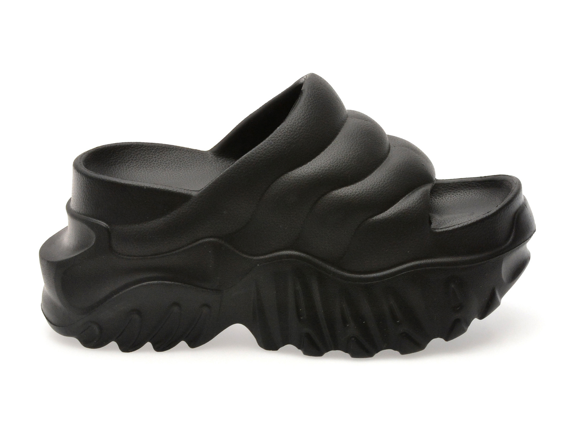 Papuci GRYXX negri, E246, din pvc