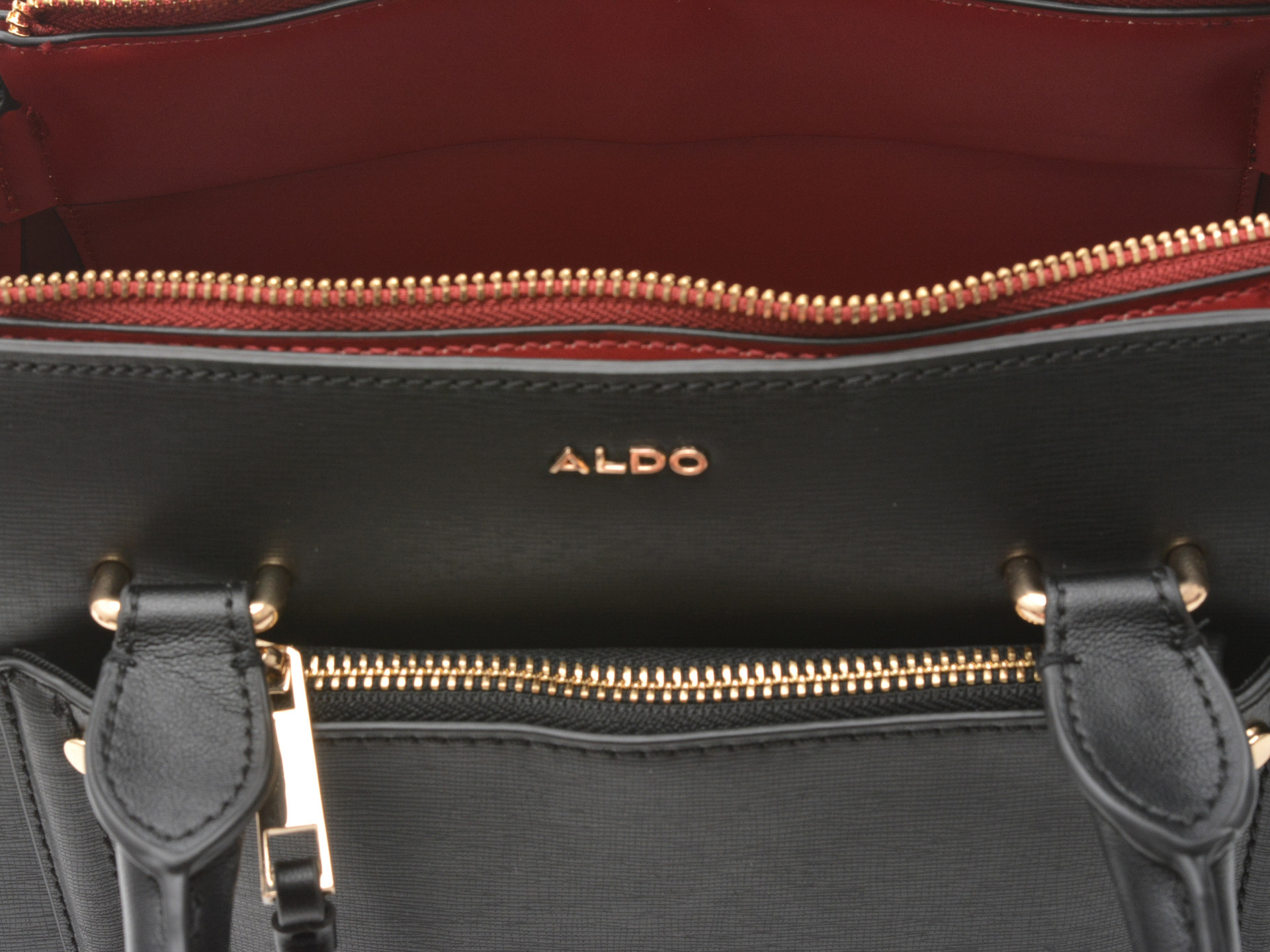 Geanta ALDO neagra, KEDERASEAN 001, din piele ecologica