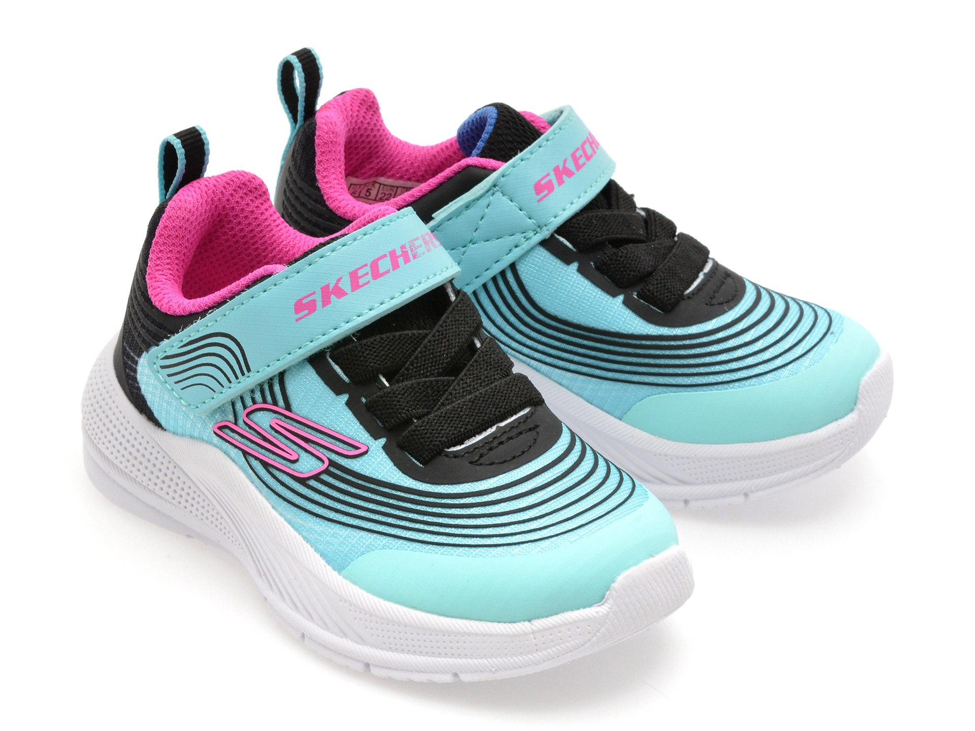 Pantofi sport SKECHERS albastri, MICROSPEC ADVANCE, din material textil