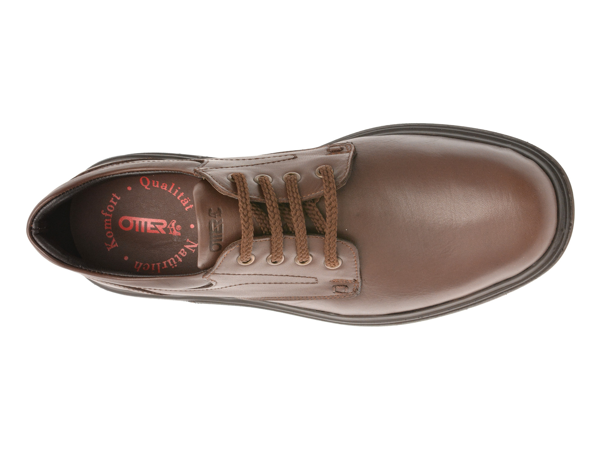 Pantofi OTTER maro, 2804, din piele naturala