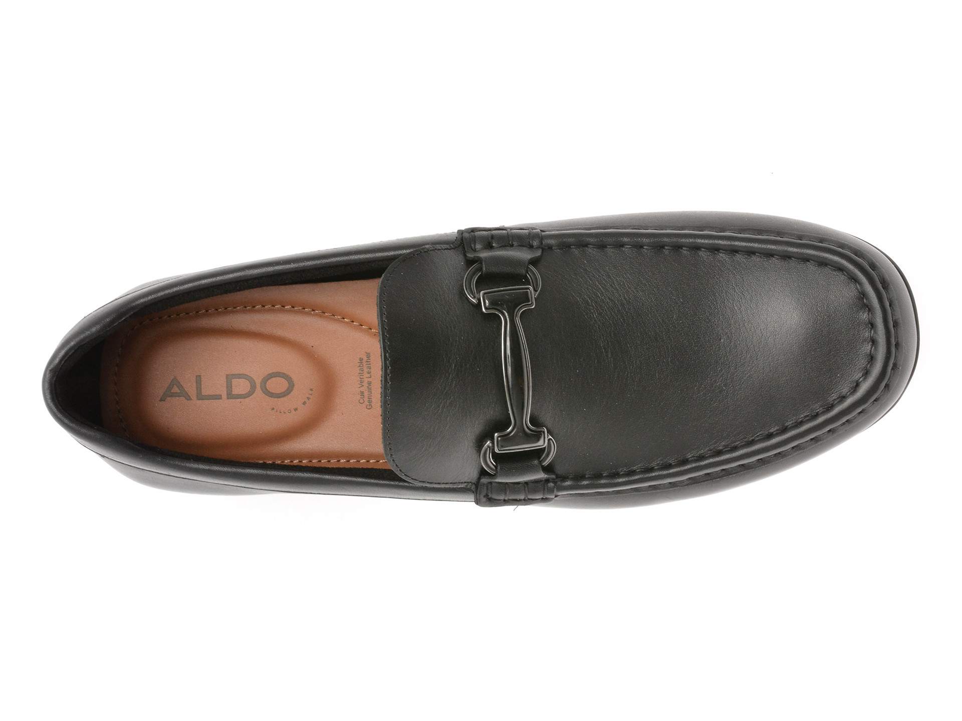 Mocasini ALDO negri, PRATO-IN 001, din piele naturala