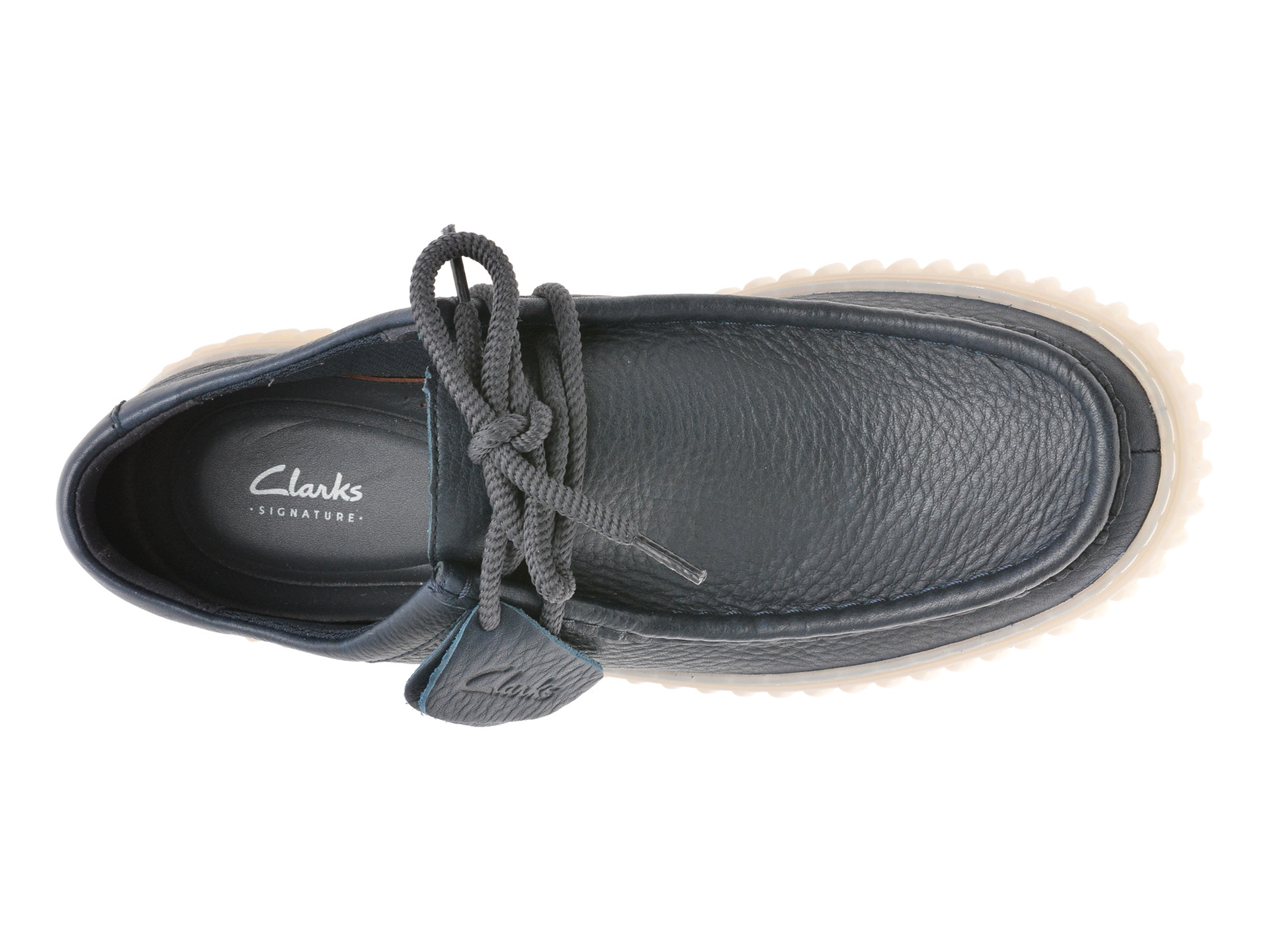 Mocasini CLARKS bleumarin, TORHILL LO, din piele naturala