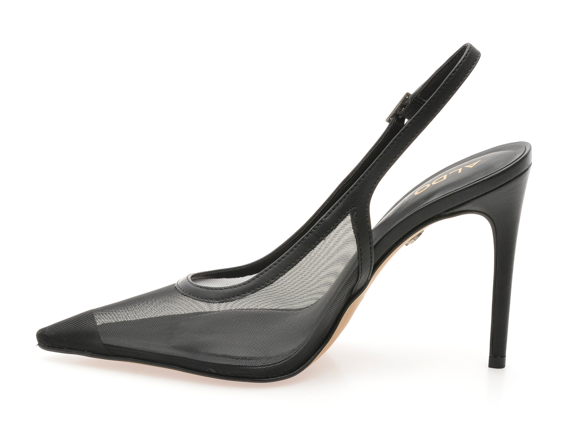 Pantofi eleganti ALDO negri, STESSYSLINGM 001, din material textil