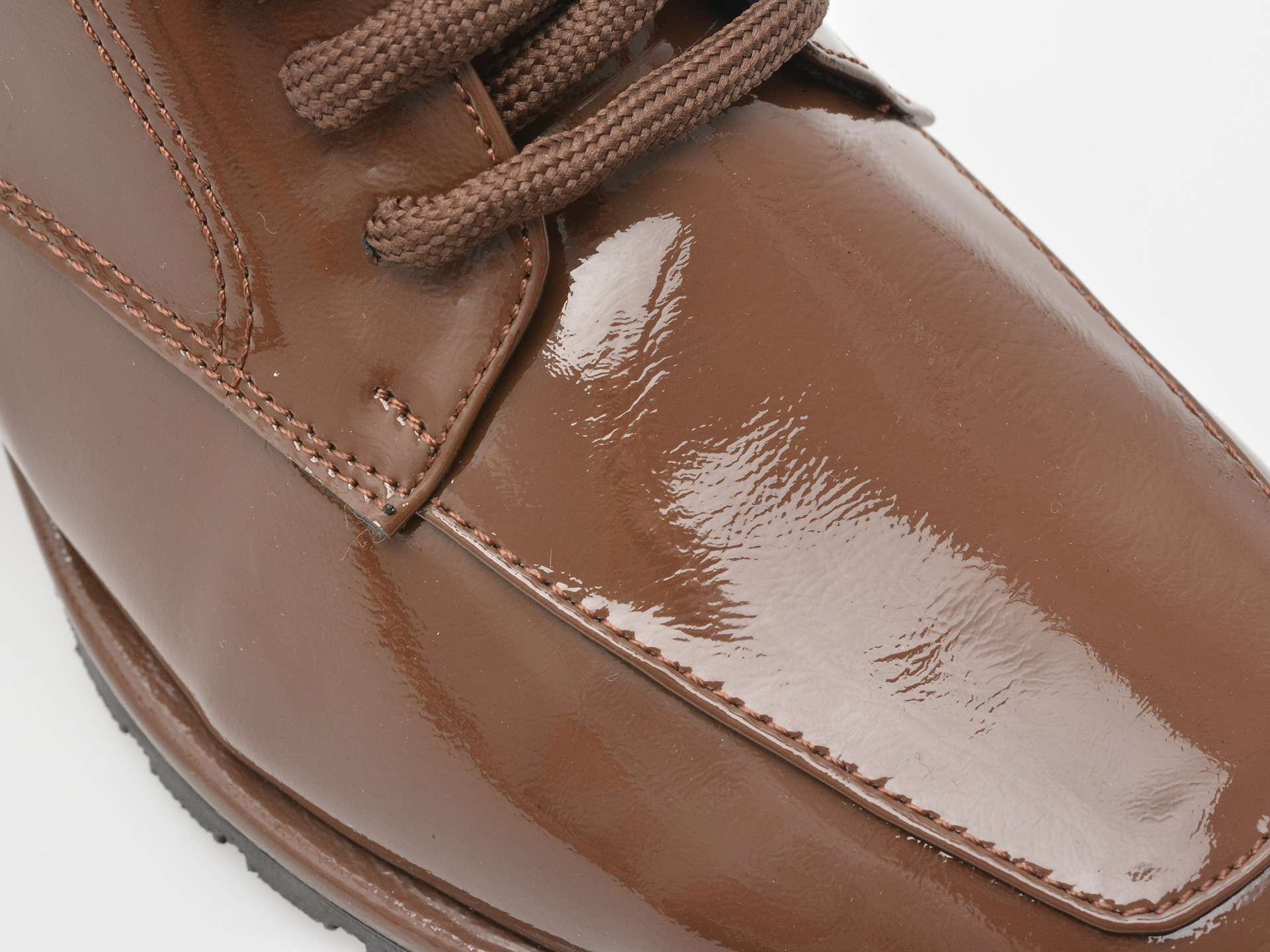 Ghete EPICA maro, 5312091, din piele naturala lacuita