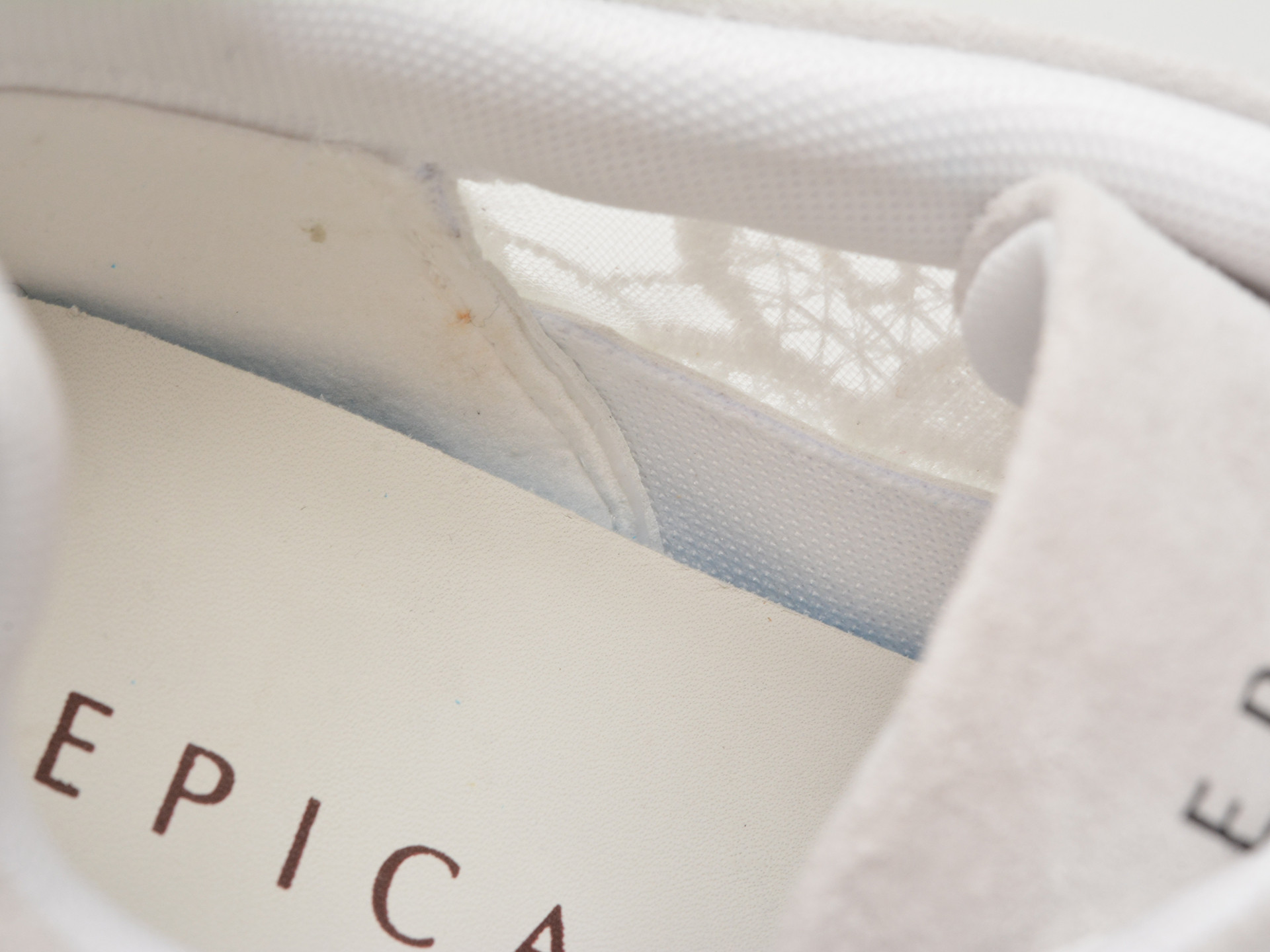 Pantofi sport EPICA albi, QS663, din material textil