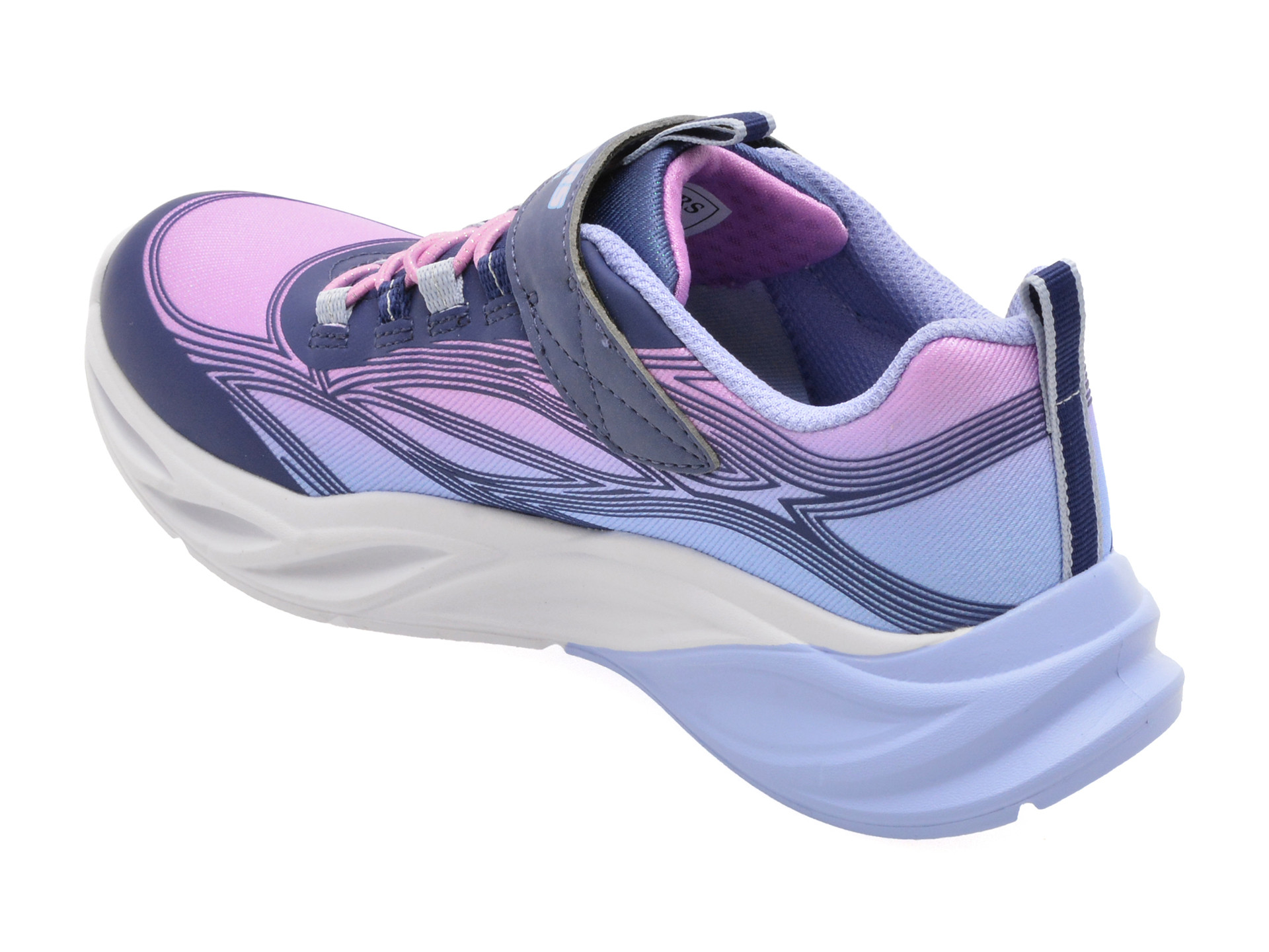 Pantofi sport SKECHERS bleumarin, COSMIC GLOW, din material textil