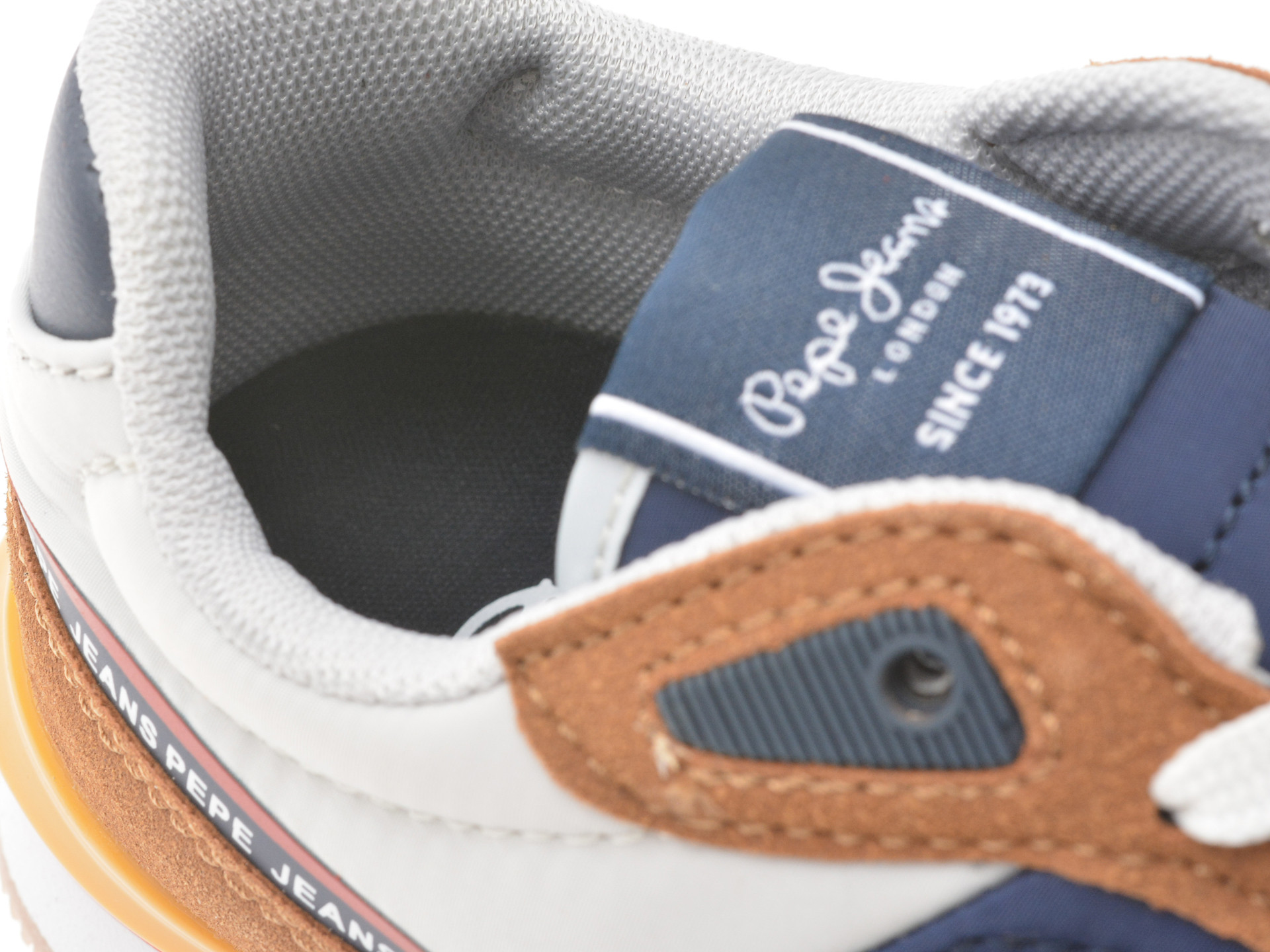 Pantofi sport PEPE JEANS bleumarin, LONDON JUMP, din material textil