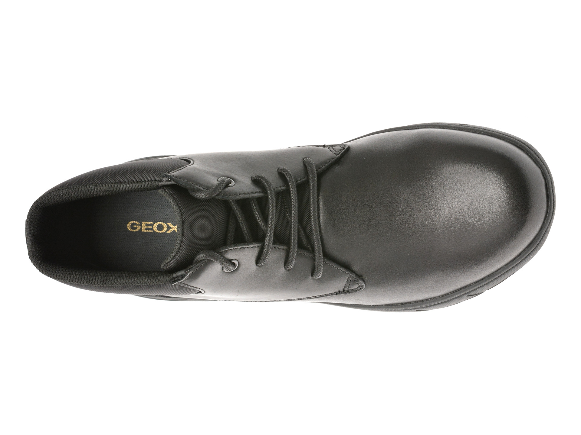 Ghete GEOX negre, U36E1B, din piele naturala