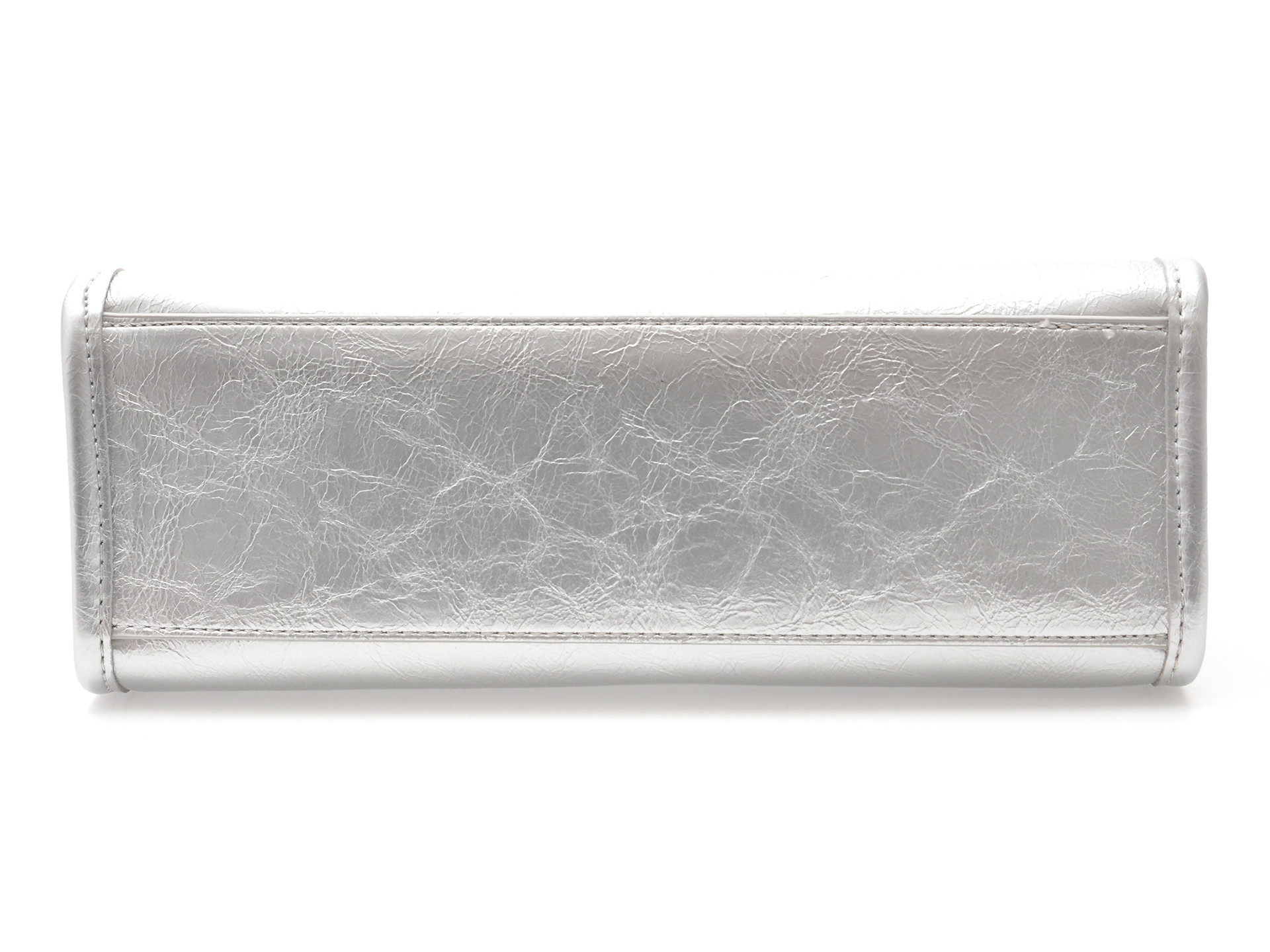 Geanta EPICA argintie, 2667, din piele ecologica